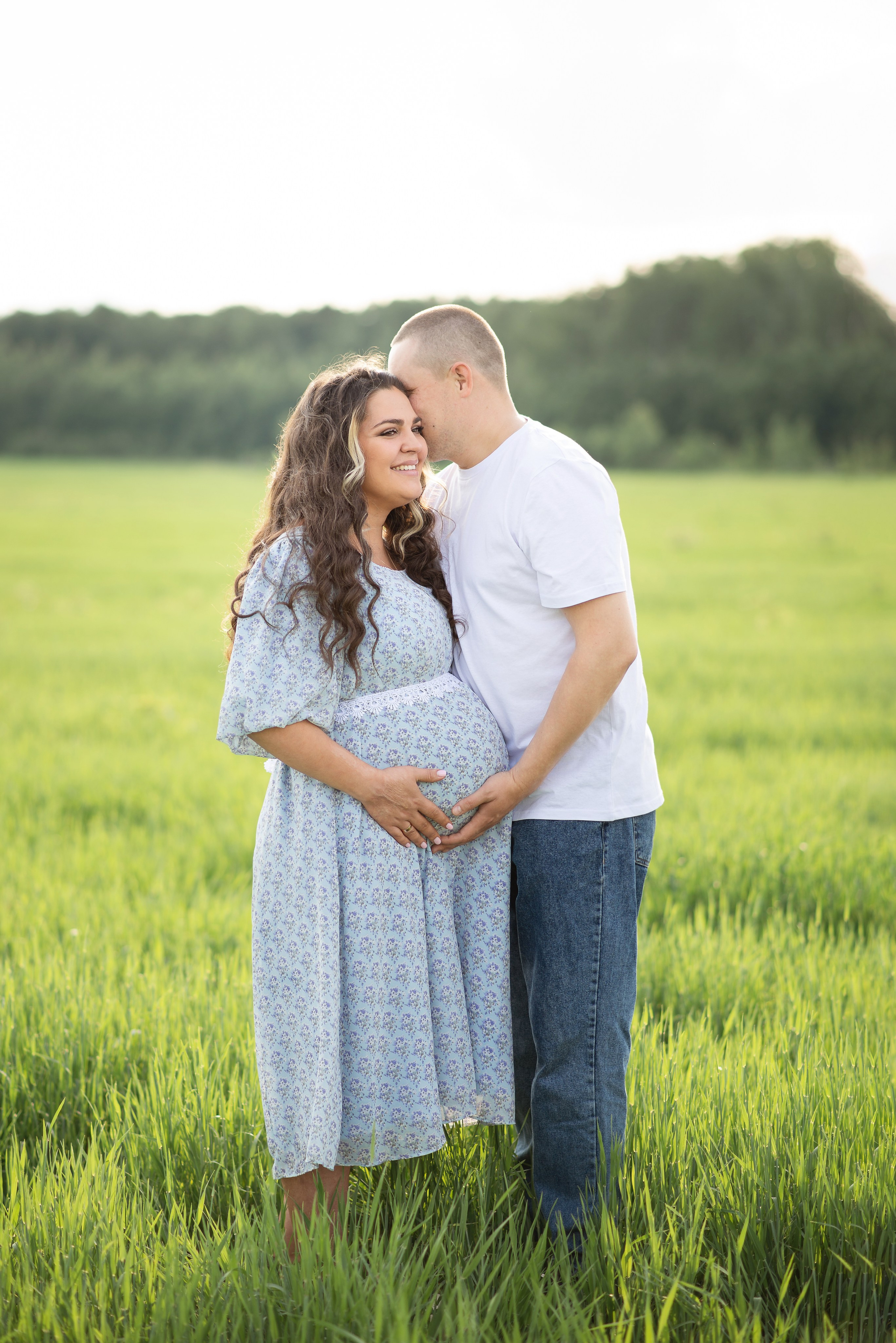 Съемка в поле. Фотограф новорожденных Екатеринбург, Первоуральск