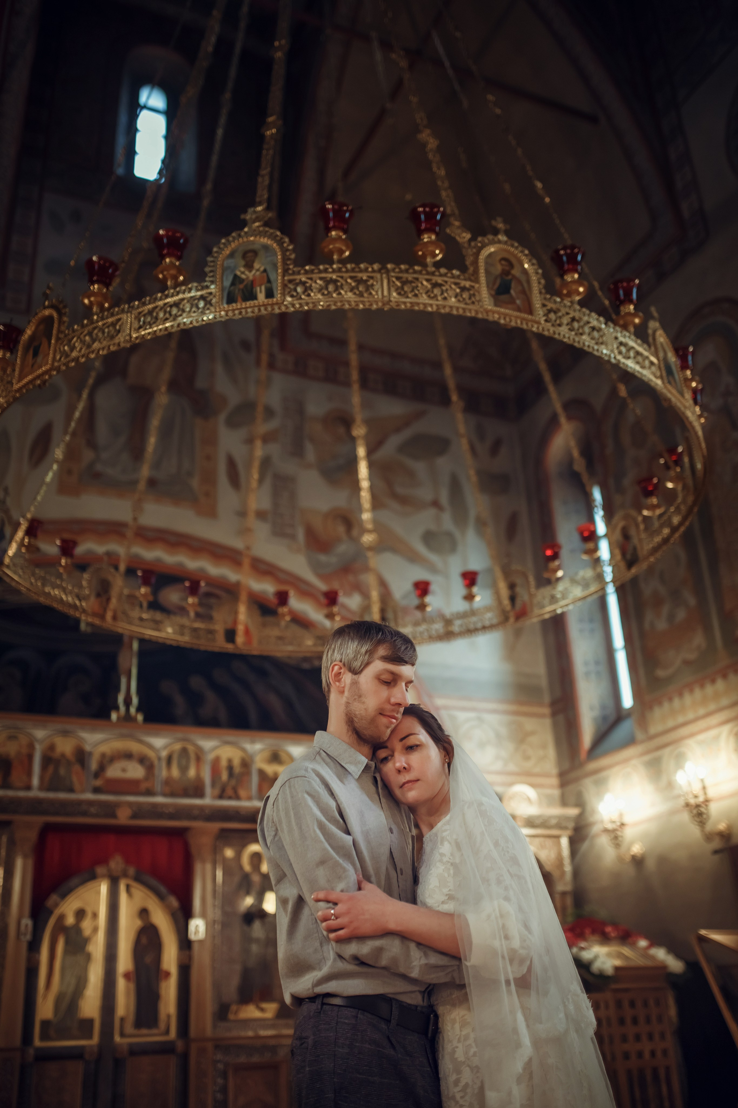 Венчание Андрея и Елены. Фотограф на Крещение, семейный фотограф в Москве