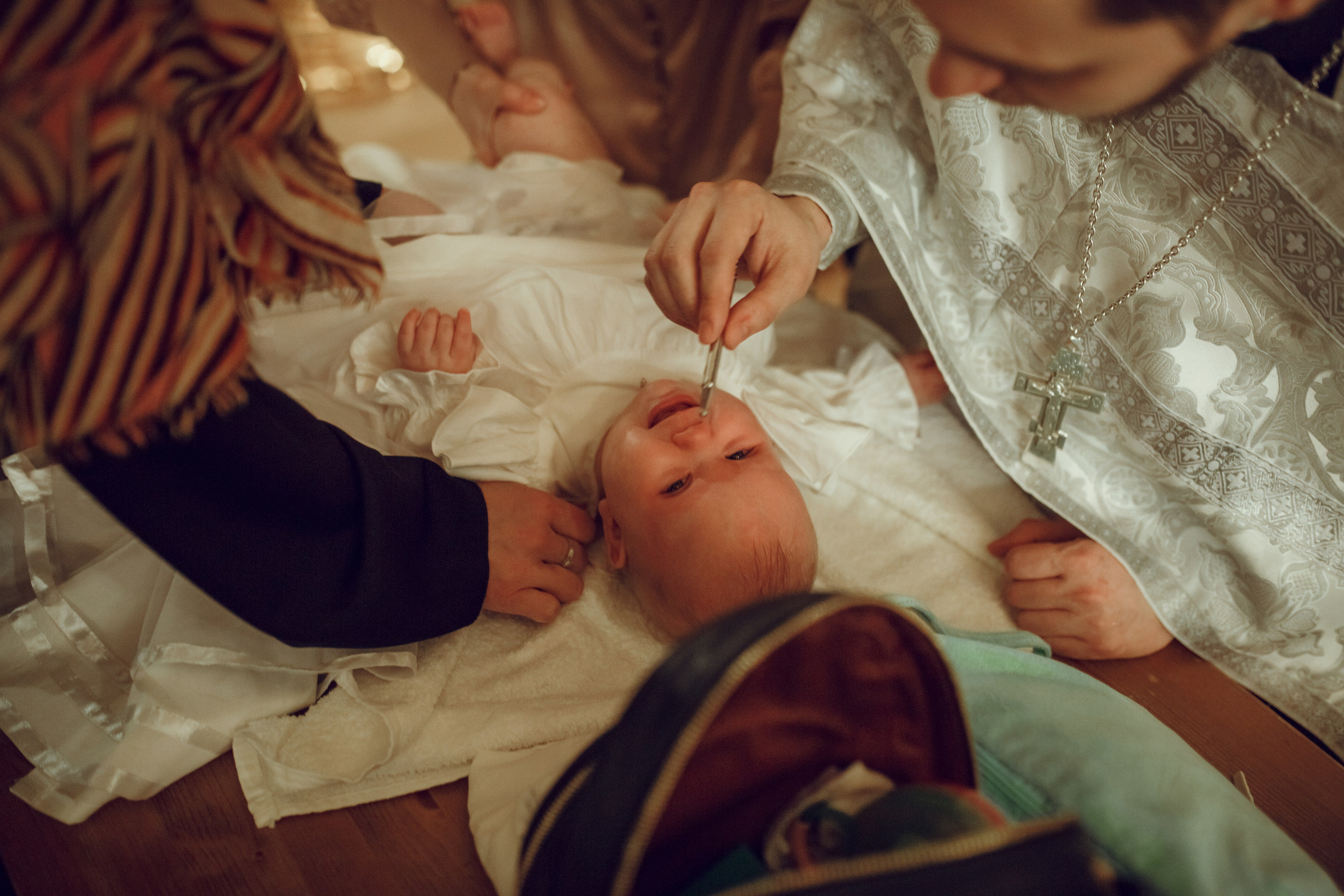 Крещение Виктории. Фотограф на Крещение, семейный фотограф в Москве