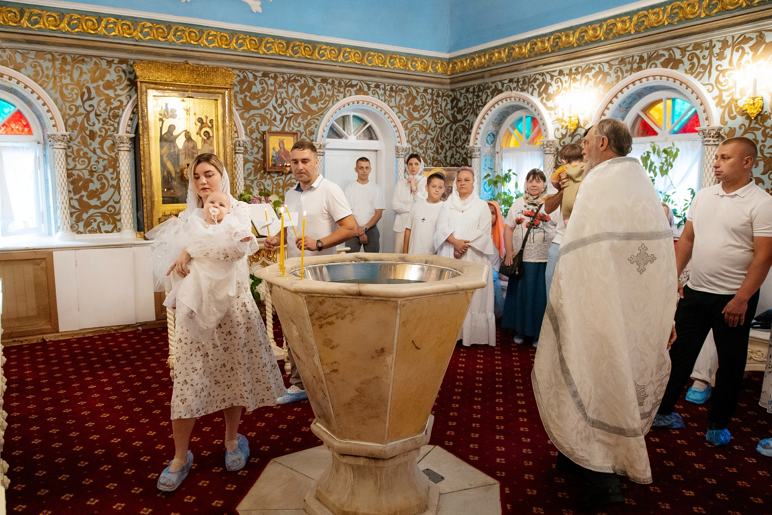 Крещение Полины. Семейный и детский фотограф в Москве Александра Мак