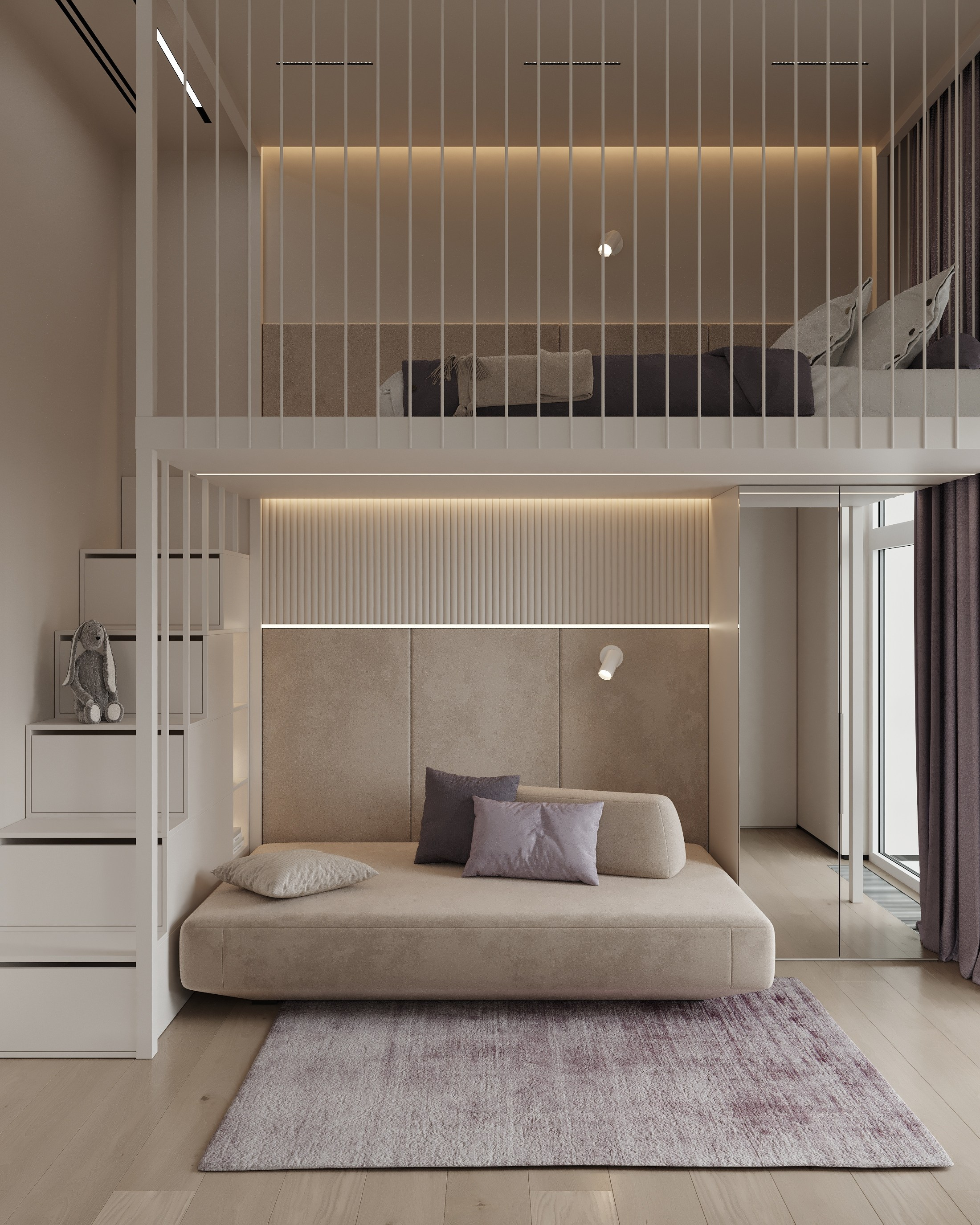 ЖК Снегири 189.0 кв.м. Дизайнер интерьера и 3D визуализатор Ванчугова Ольга