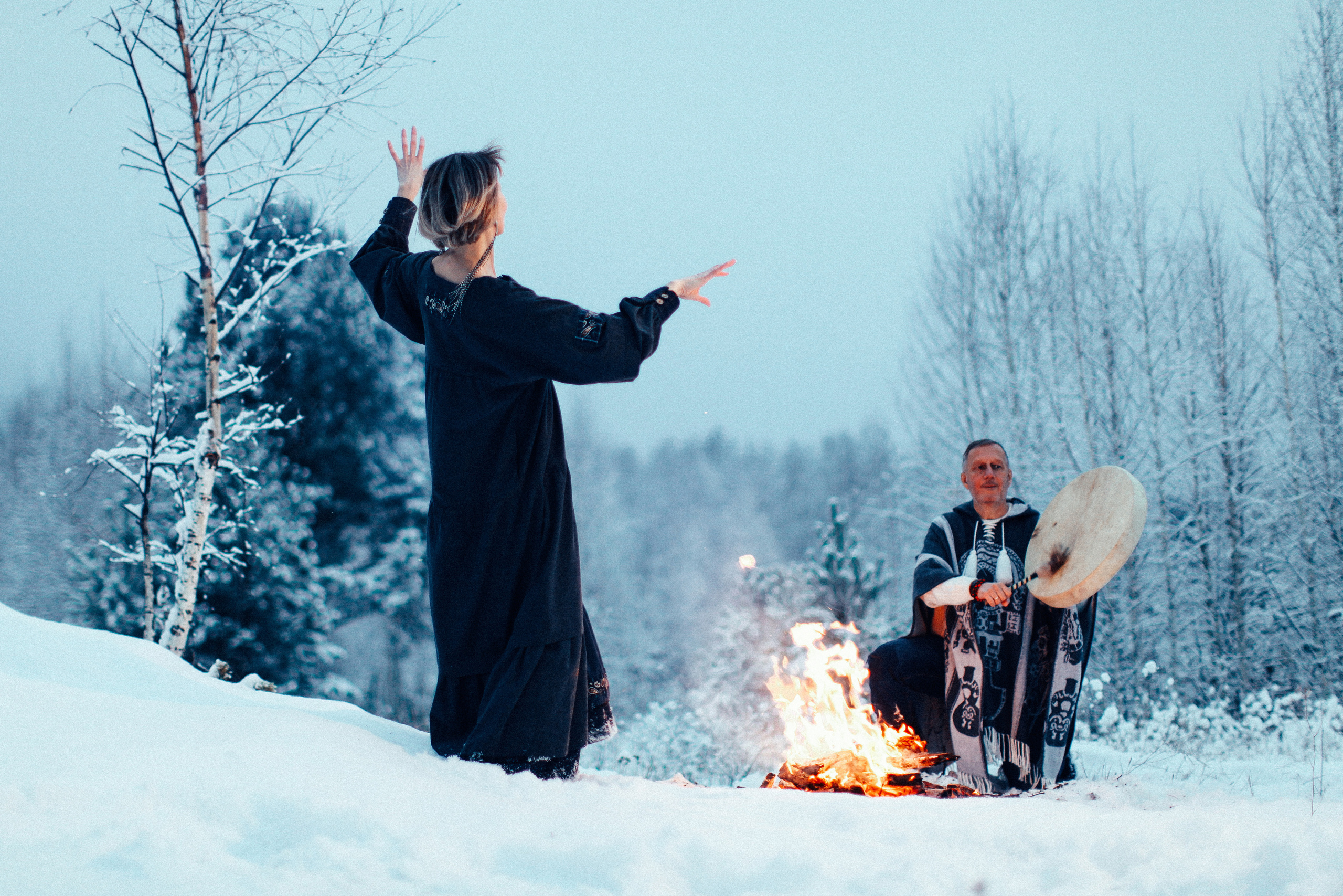 Шаманский бубен. Она. Портретный арт-фотограф в Екатеринбурге Алена Нестерова