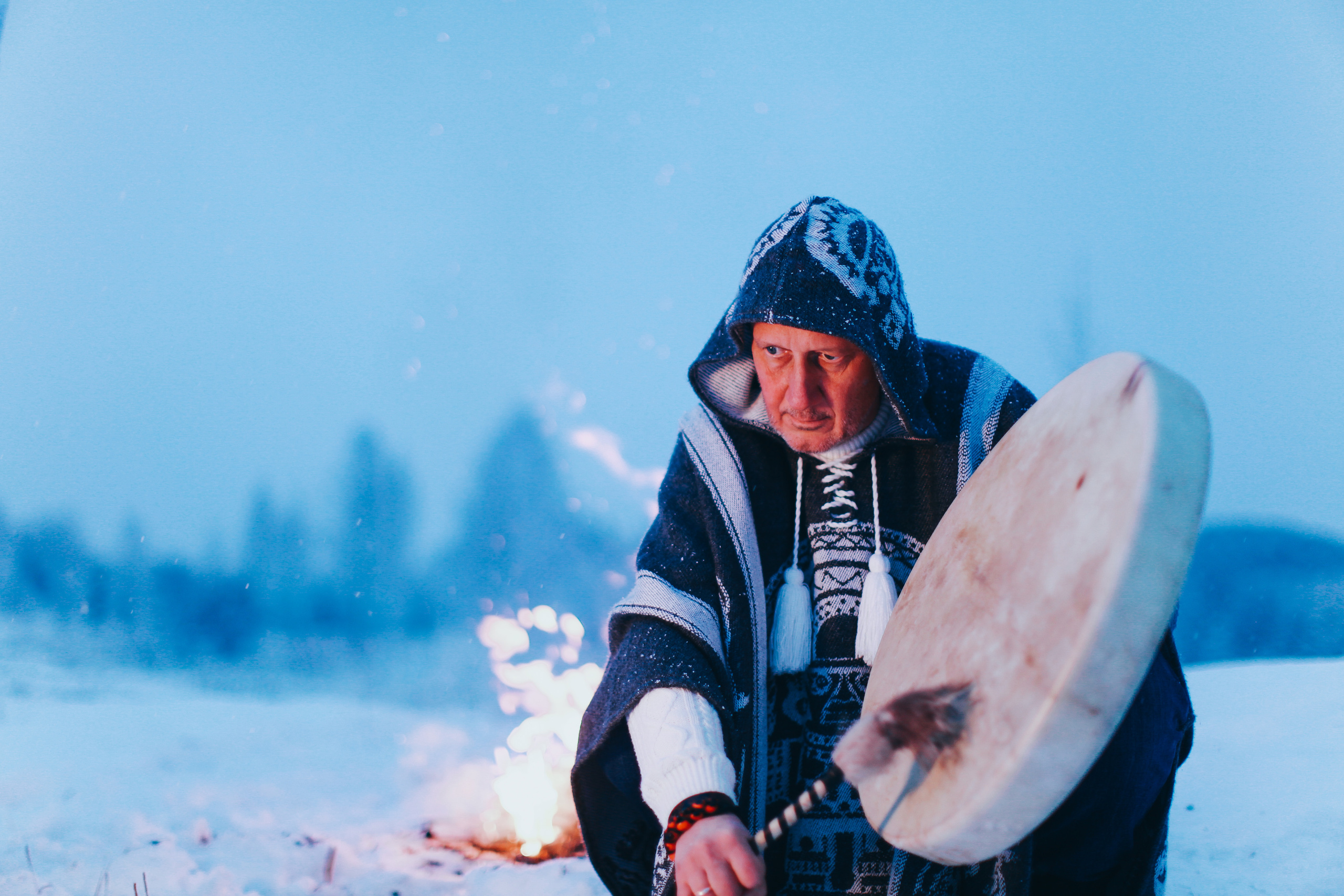 Шаманский бубен. Он. Портретный арт-фотограф в Екатеринбурге Алена Нестерова