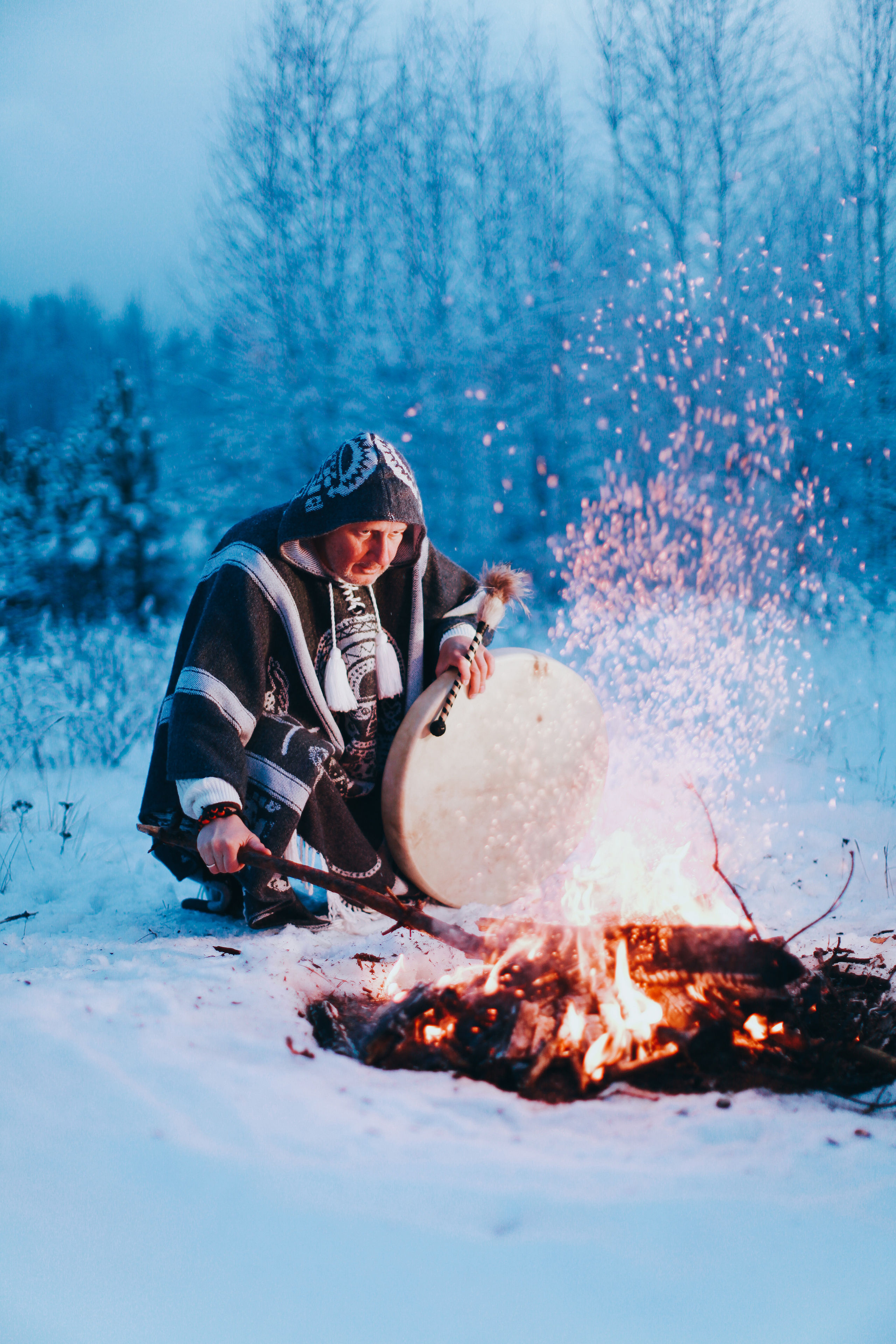 Шаманский бубен. Он. Портретный арт-фотограф в Екатеринбурге Алена Нестерова