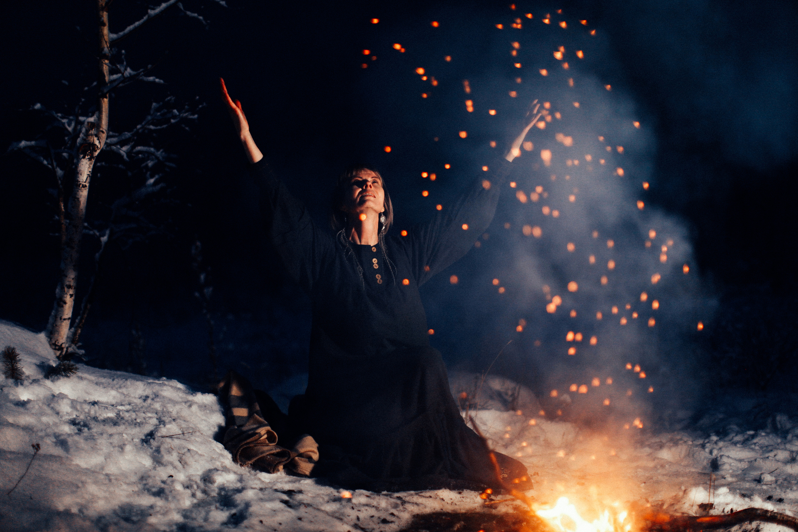 Шаманский бубен. Она. Портретный арт-фотограф в Екатеринбурге Алена Нестерова