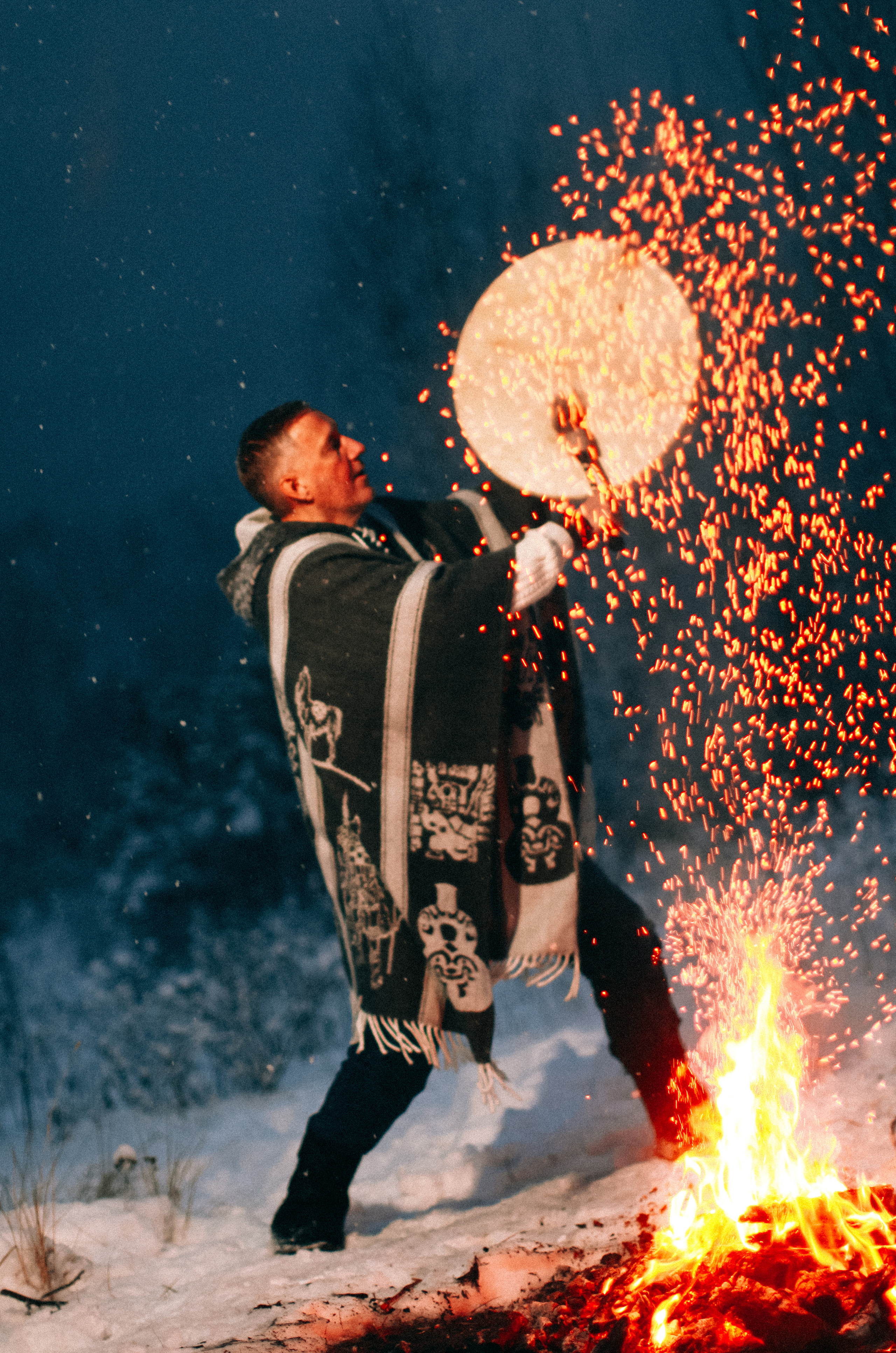 Шаманский бубен. Он. Портретный арт-фотограф в Екатеринбурге Алена Нестерова
