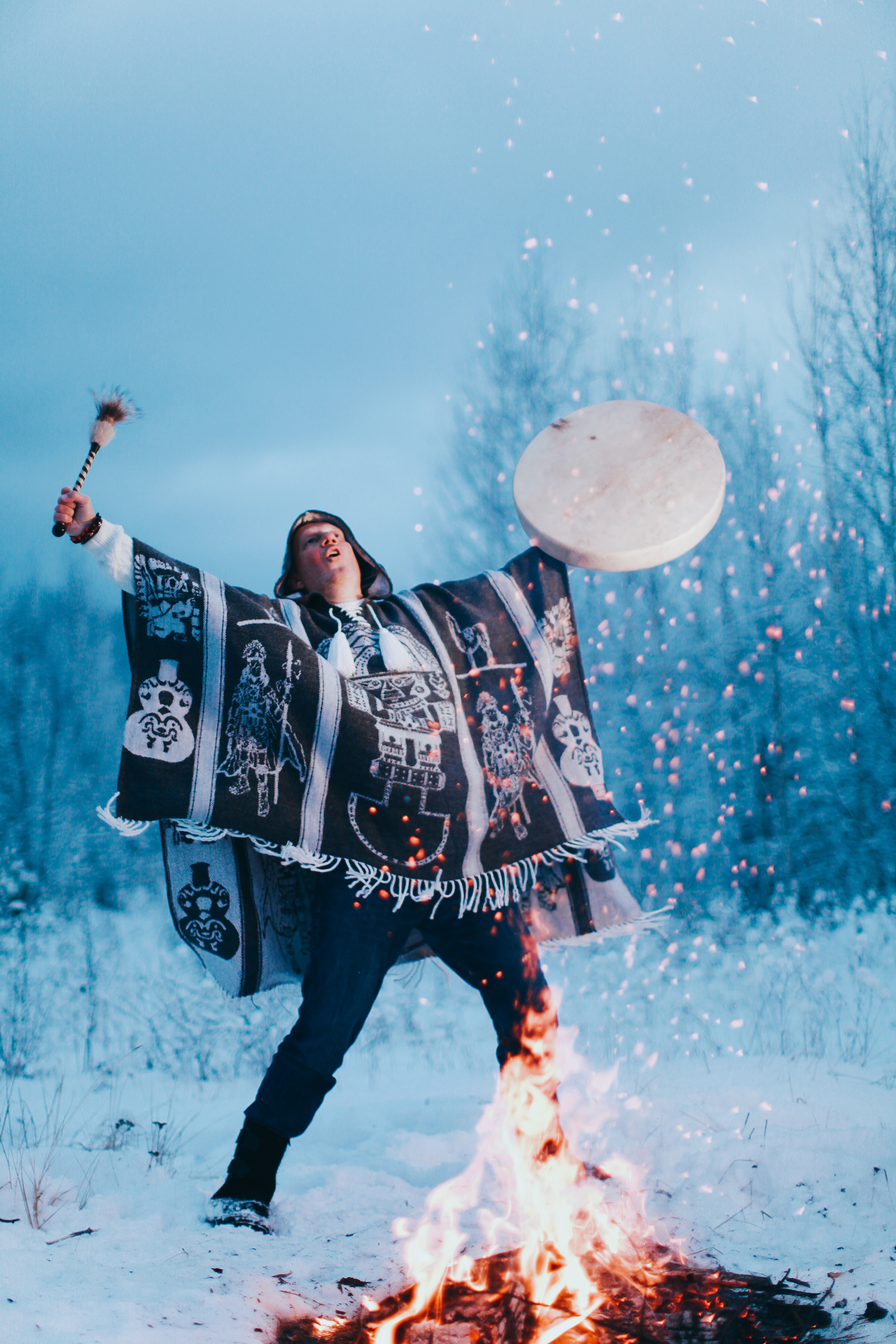 Шаманский бубен. Он. Портретный арт-фотограф в Екатеринбурге Алена Нестерова