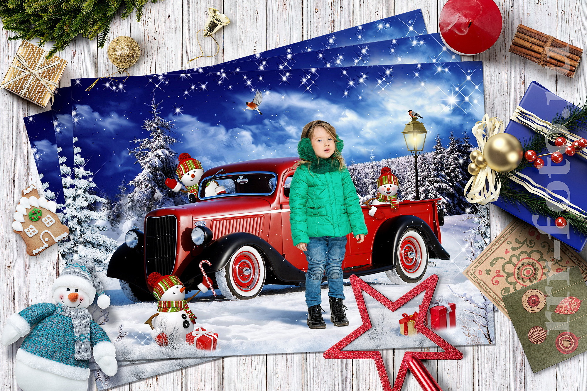 Коллаж новогодний №4