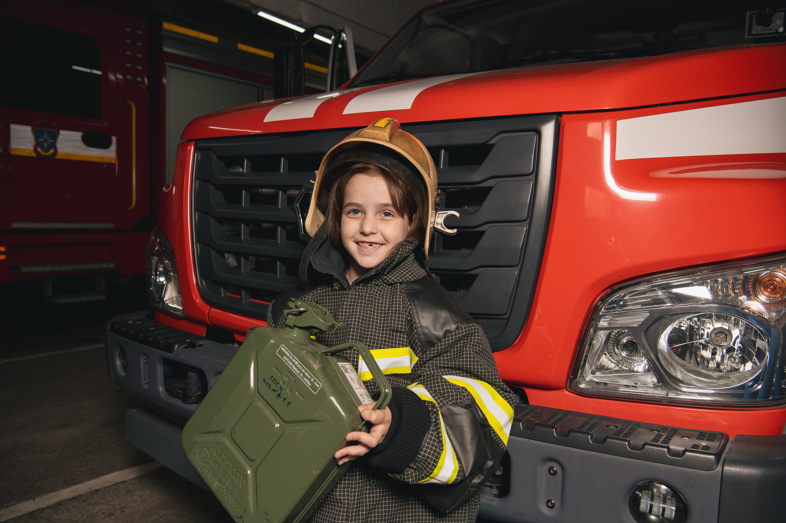 Дети пожарные. Детский фотограф в Новокузнецке Николай Чекалин