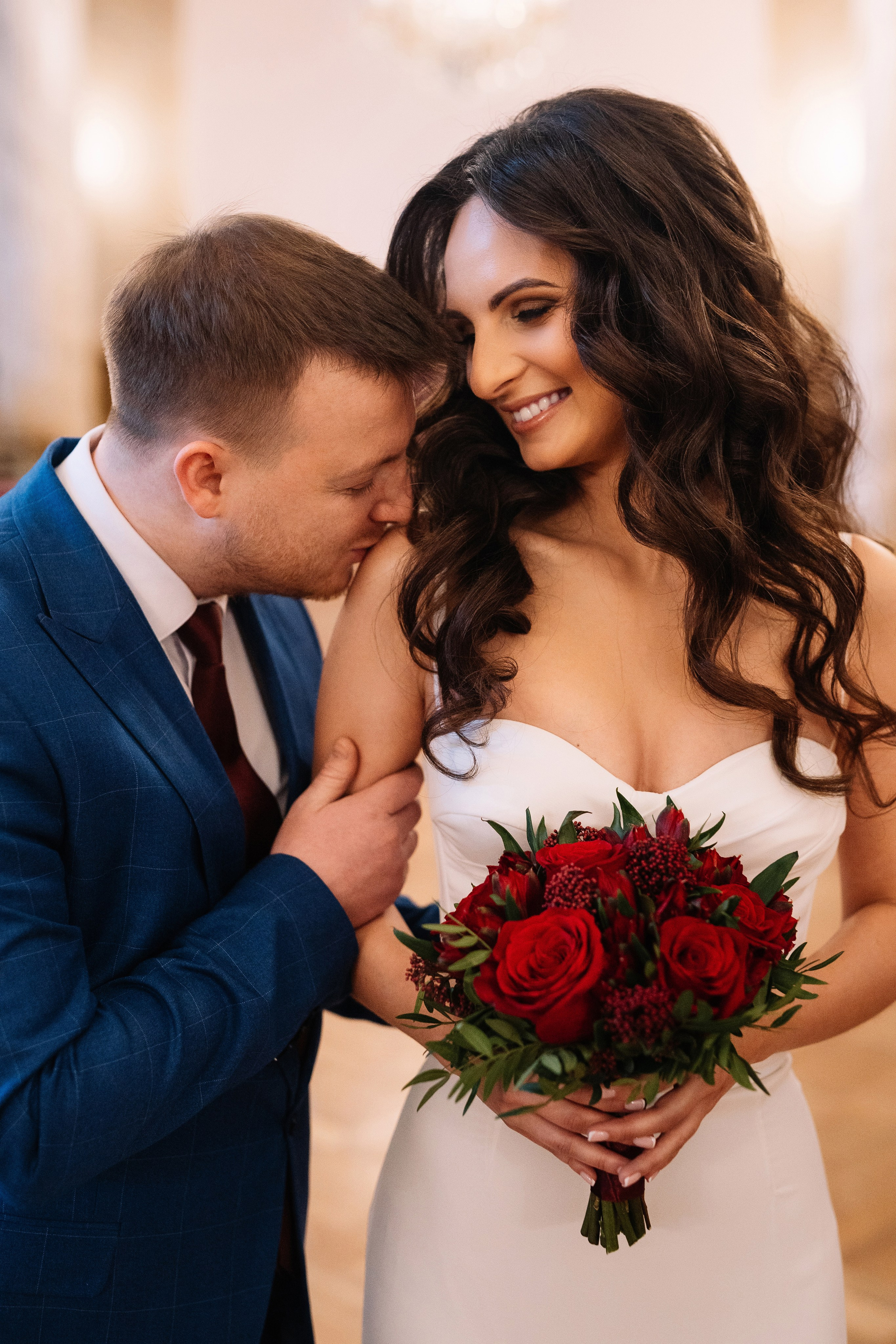 Свадебная фотосессия Лилии и Романа, прогулка в центре Москвы. Свадебный фотограф в Тамбове Павел Четвертков