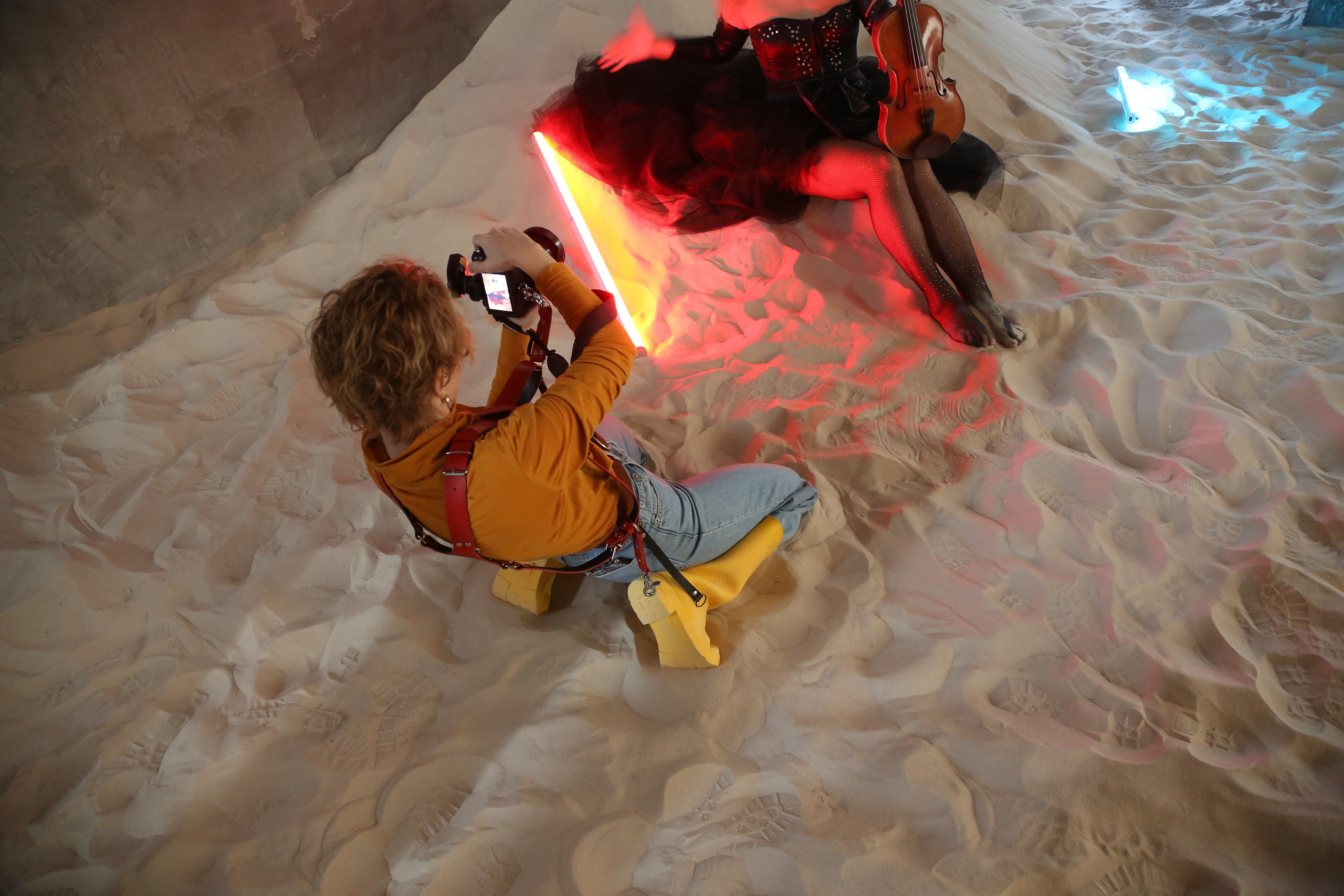 Бекстейдж съемок в зале «Песок», Location 223. Ваш фотограф в Санкт-Петербурге Анна Просвирина