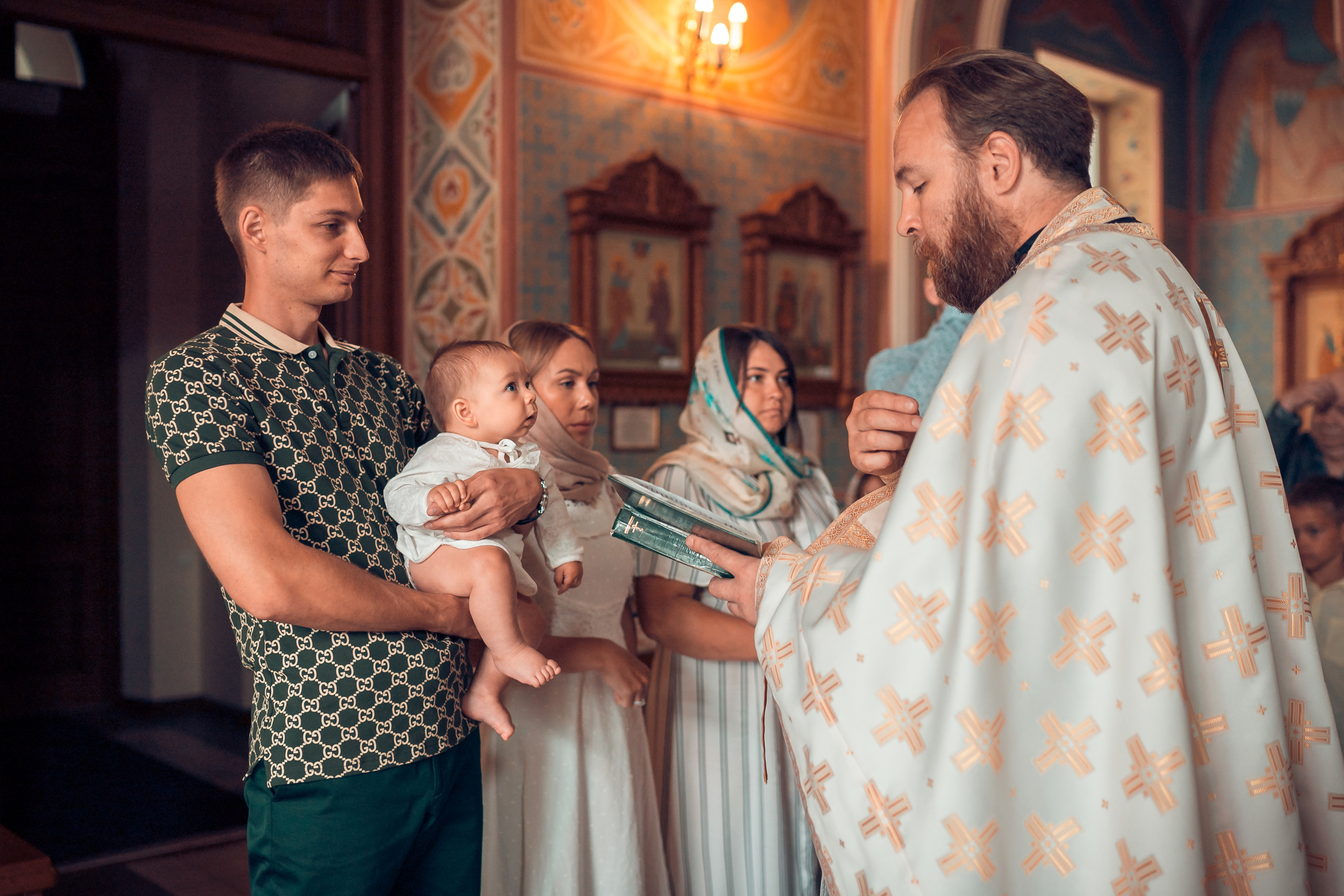 Крещение Елисея. Фотограф на Крещение и Венчание в Красноярске Рамазанова Юлия