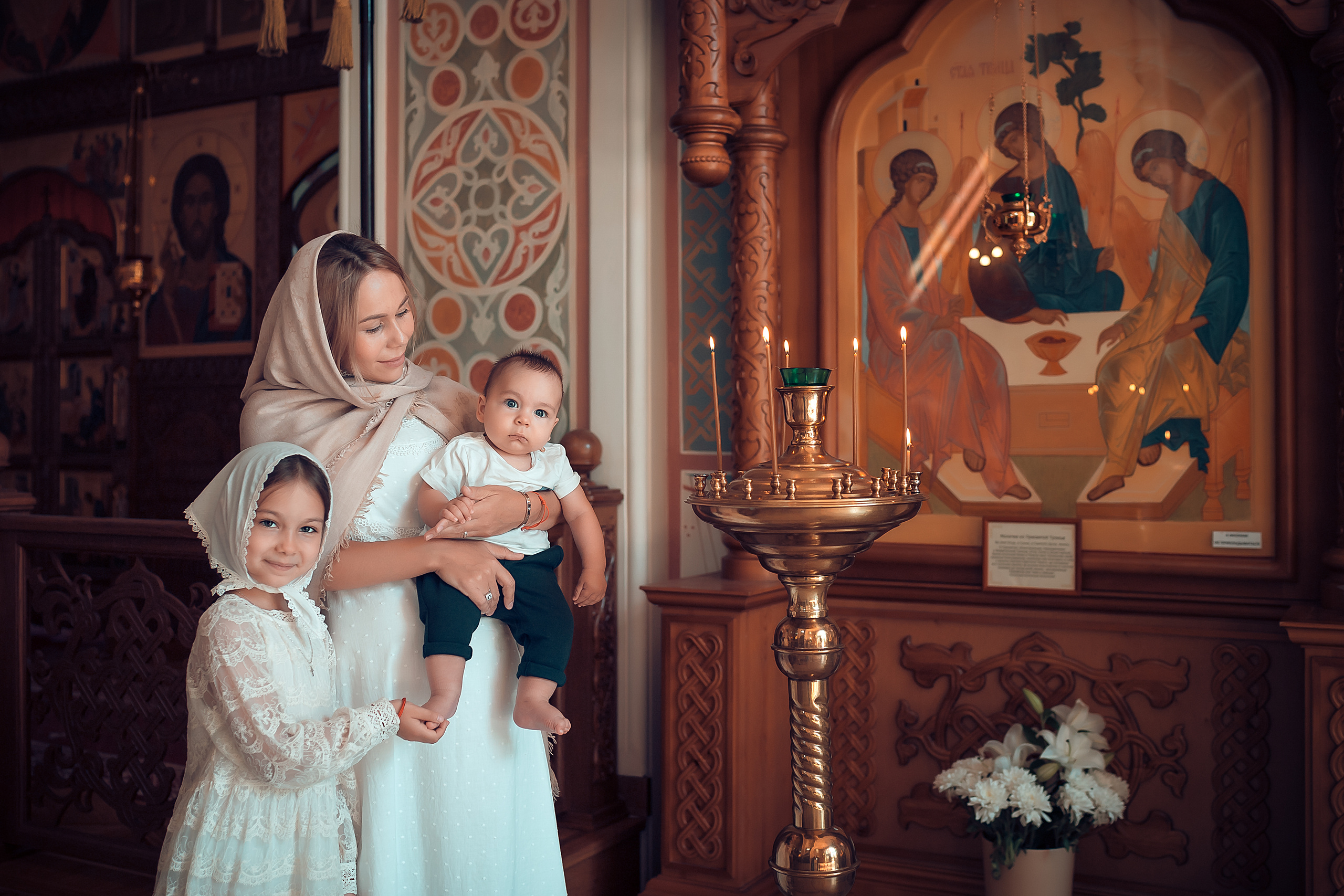 Крещение Елисея. Фотограф на Крещение и Венчание в Красноярске Рамазанова Юлия