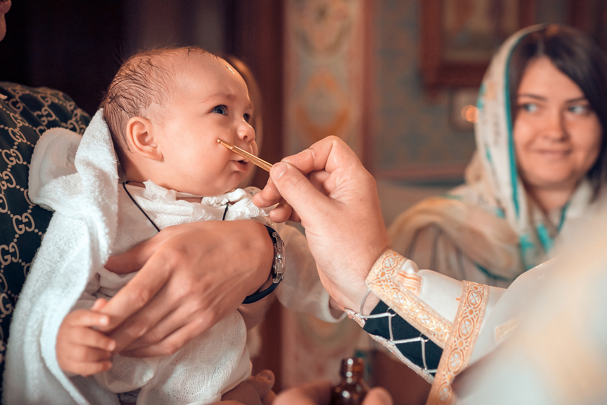 Крещение Елисея. Фотограф на Крещение и Венчание в Красноярске Рамазанова Юлия