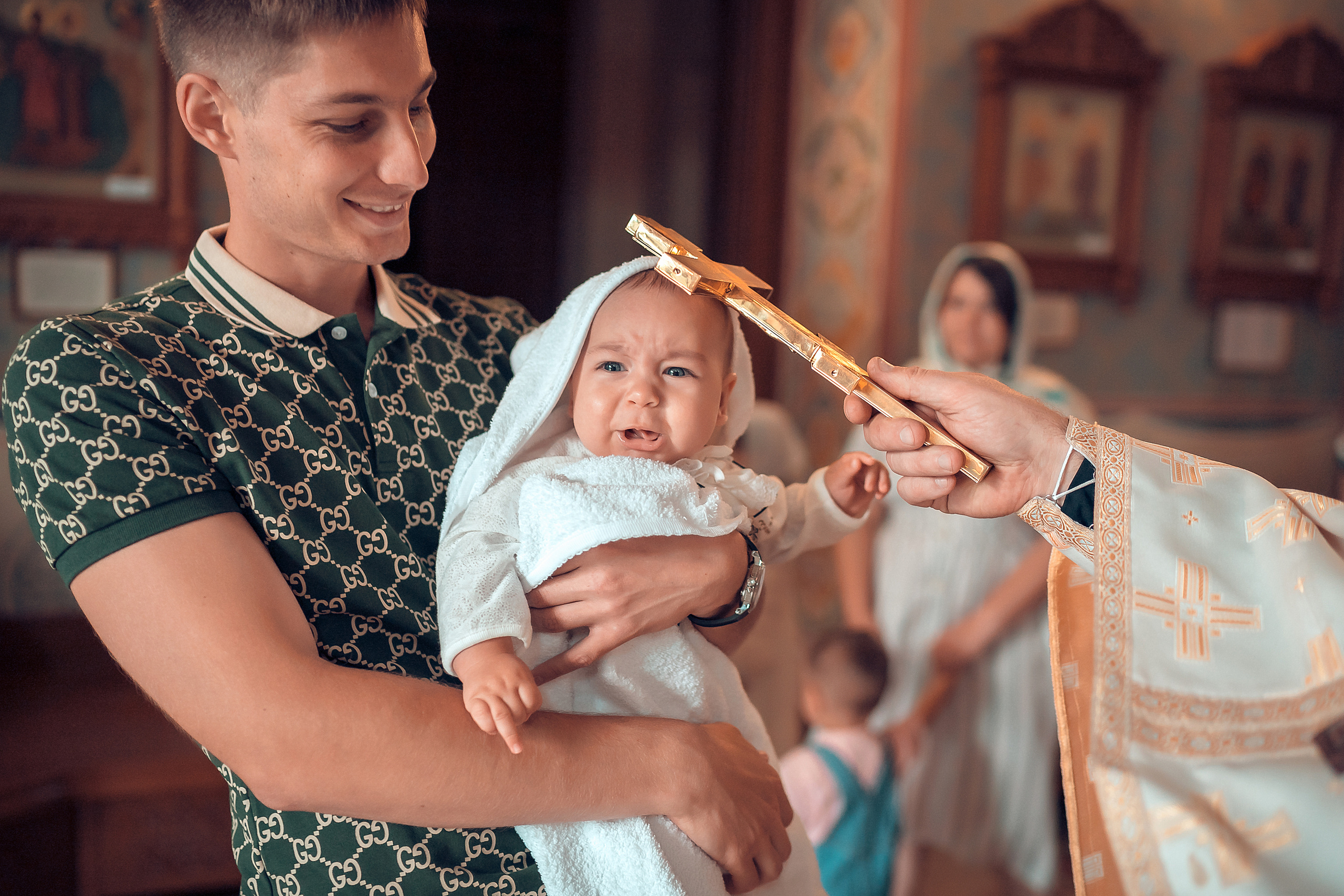 Крещение Елисея. Фотограф на Крещение и Венчание в Красноярске Рамазанова Юлия