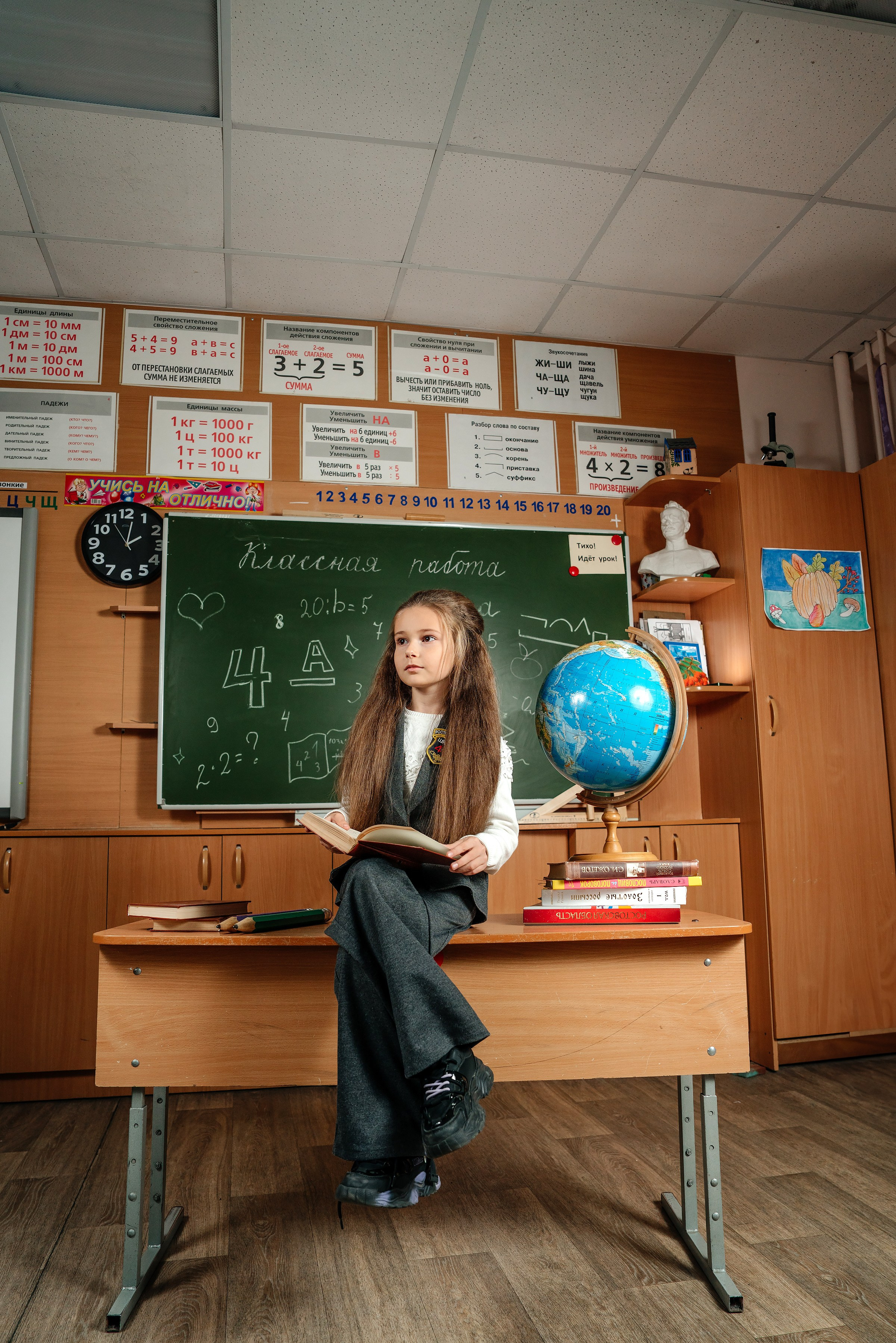 Портреты 4 класс. Выпускные альбомы