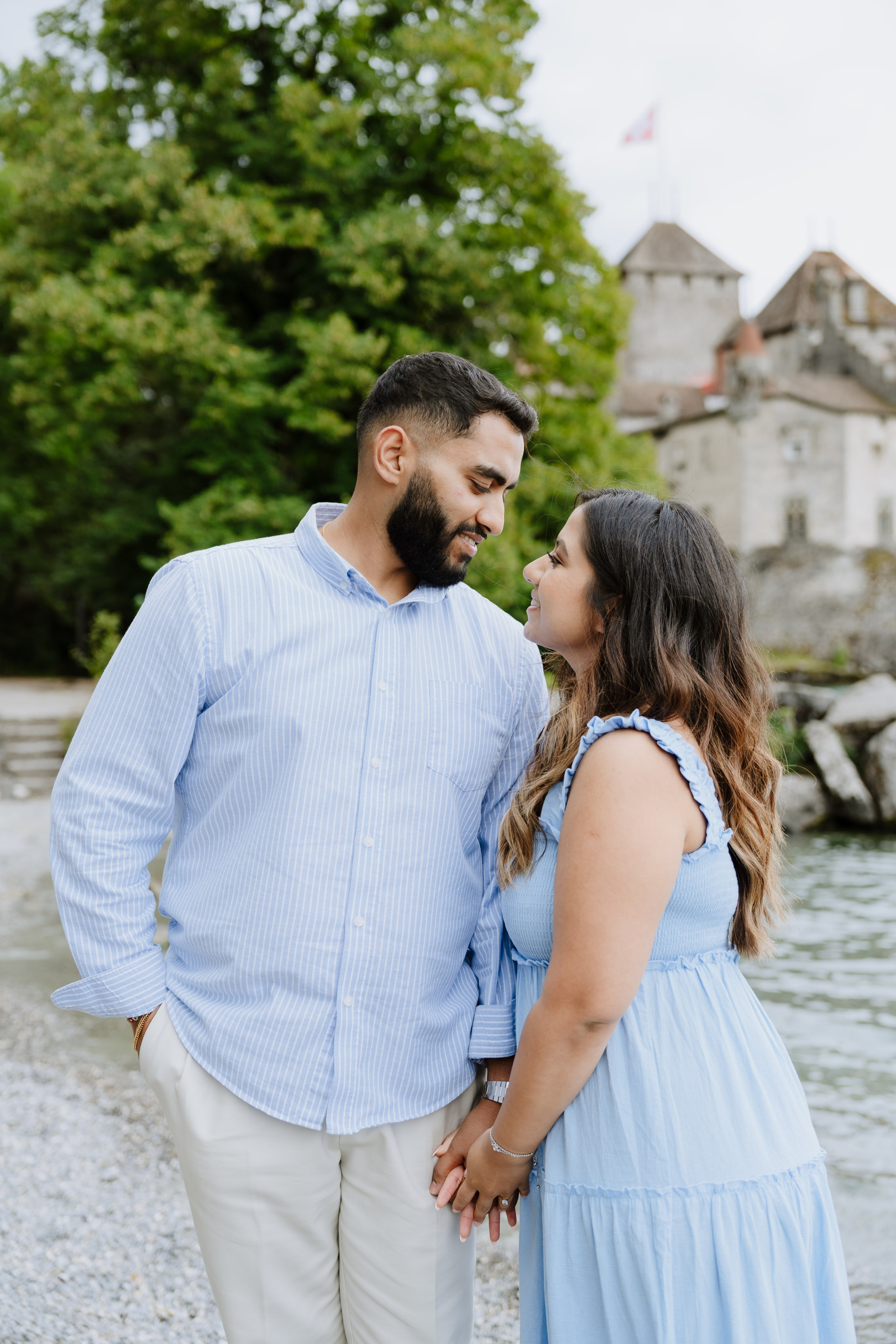 Krishna & Ravi | Proposal Montreux. Professional Wedding Photographer Geneva & Romande Switzerland | Tanya Creator