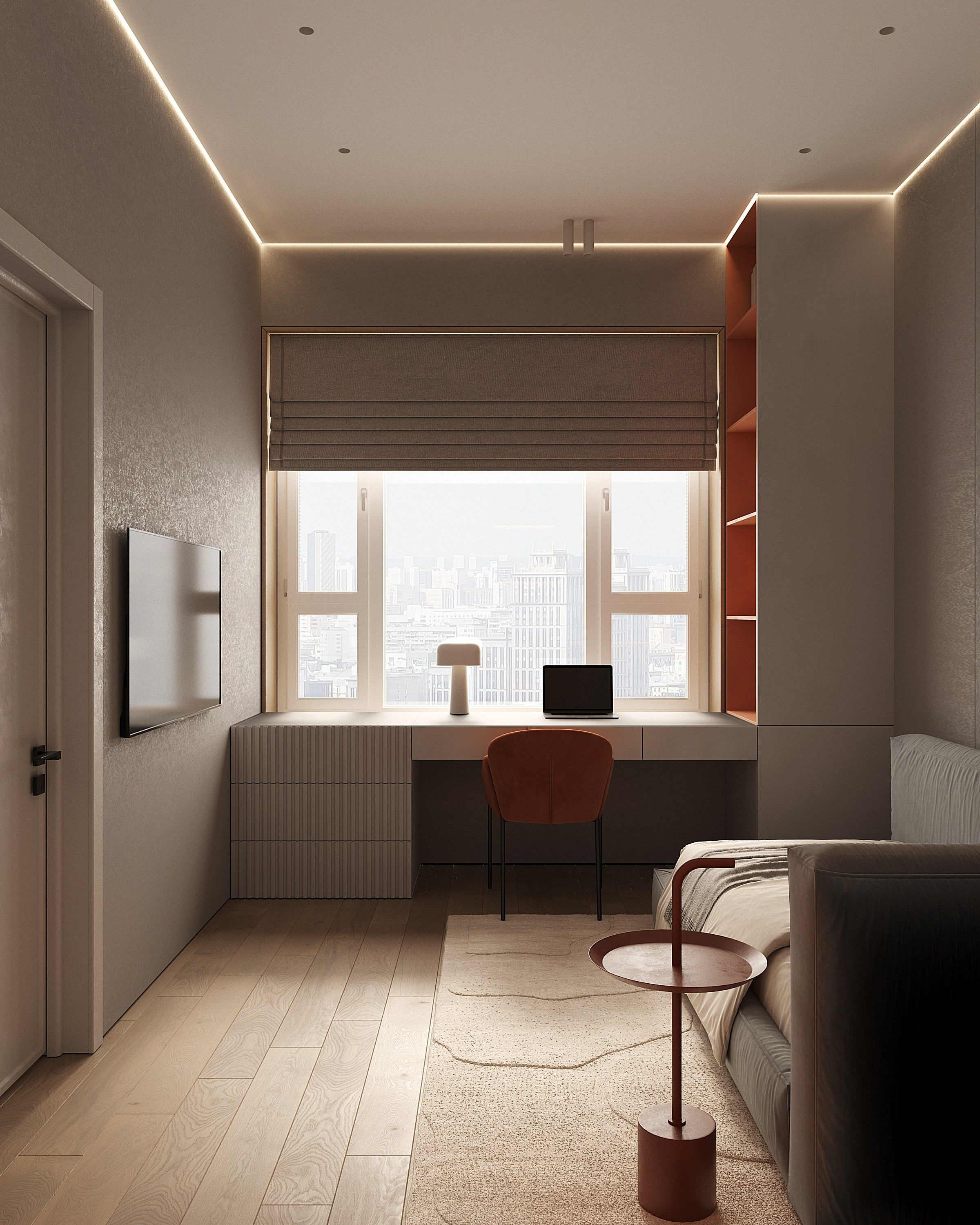 ЖК «Символ"/ Москва/ 62кв. м. Ксения Барабаш дизайнер интерьера в Санкт-Петербурге