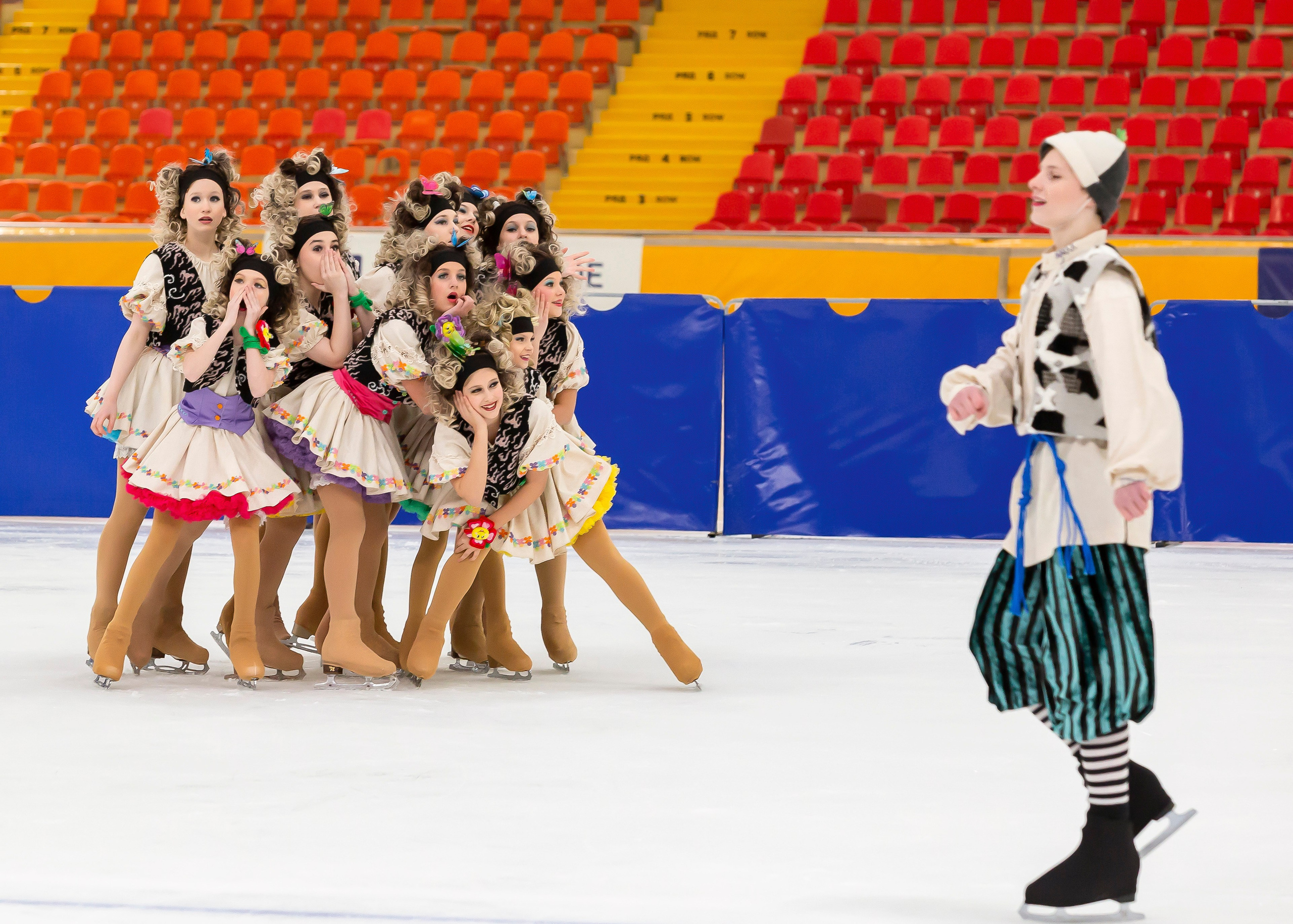 Открытый кубок Московского спорта среди спортивных балетов на льду. Детский театр на льду «АЛЕКО». Репортажный фотограф в Москве