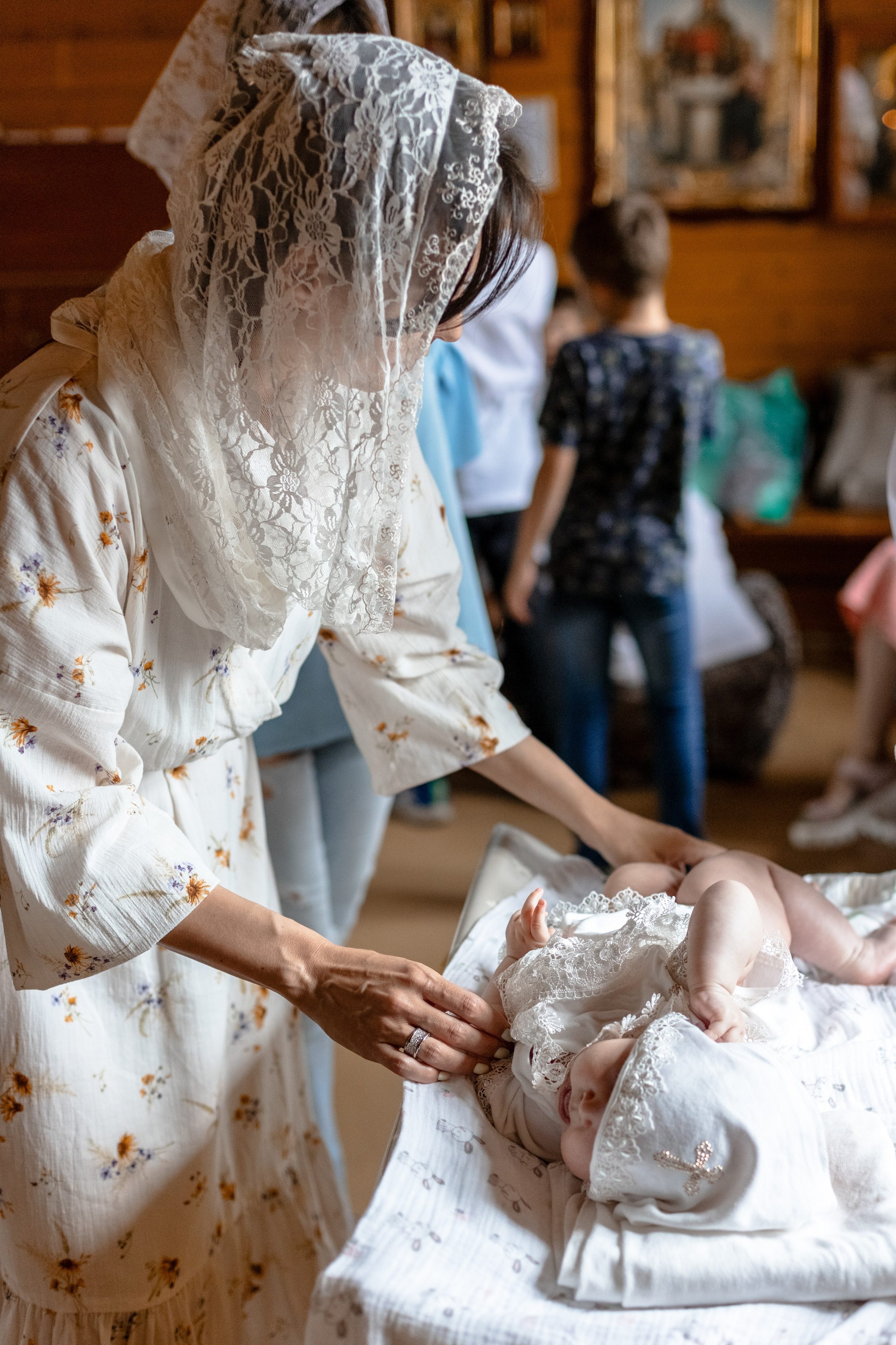 Таинство крещения Храм Святого страстотерпца Императора Николая Второго (г. Щелково). Фотограф Щелково/ Москва Татьяна Жучкова