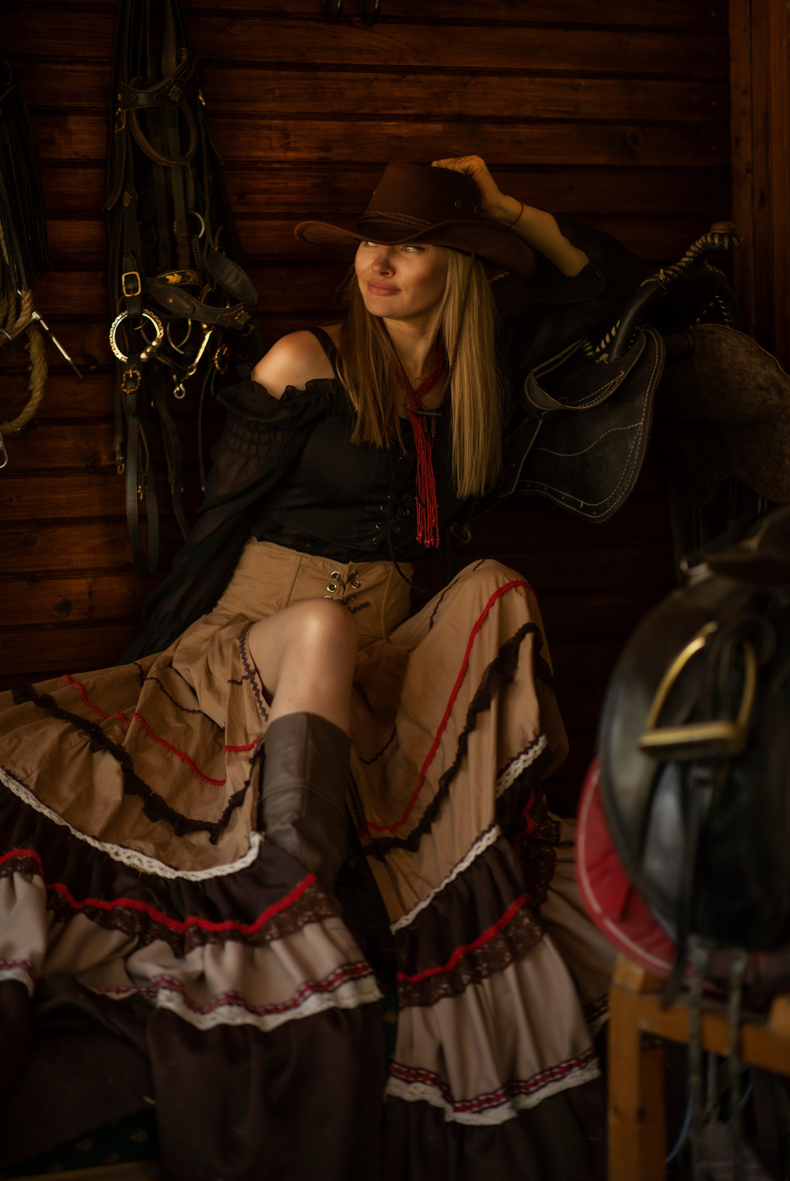 Художественная портретная съемка без лошадей. Фотосессия с лошадьми