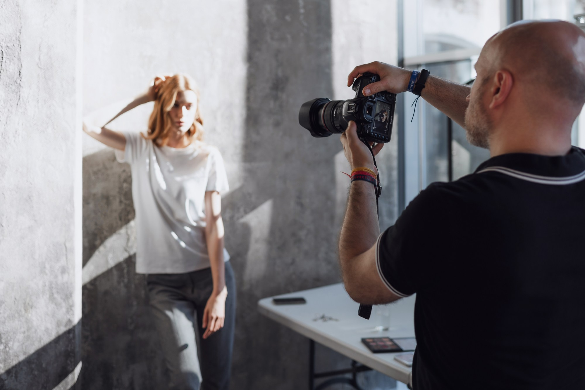 съемка в студии