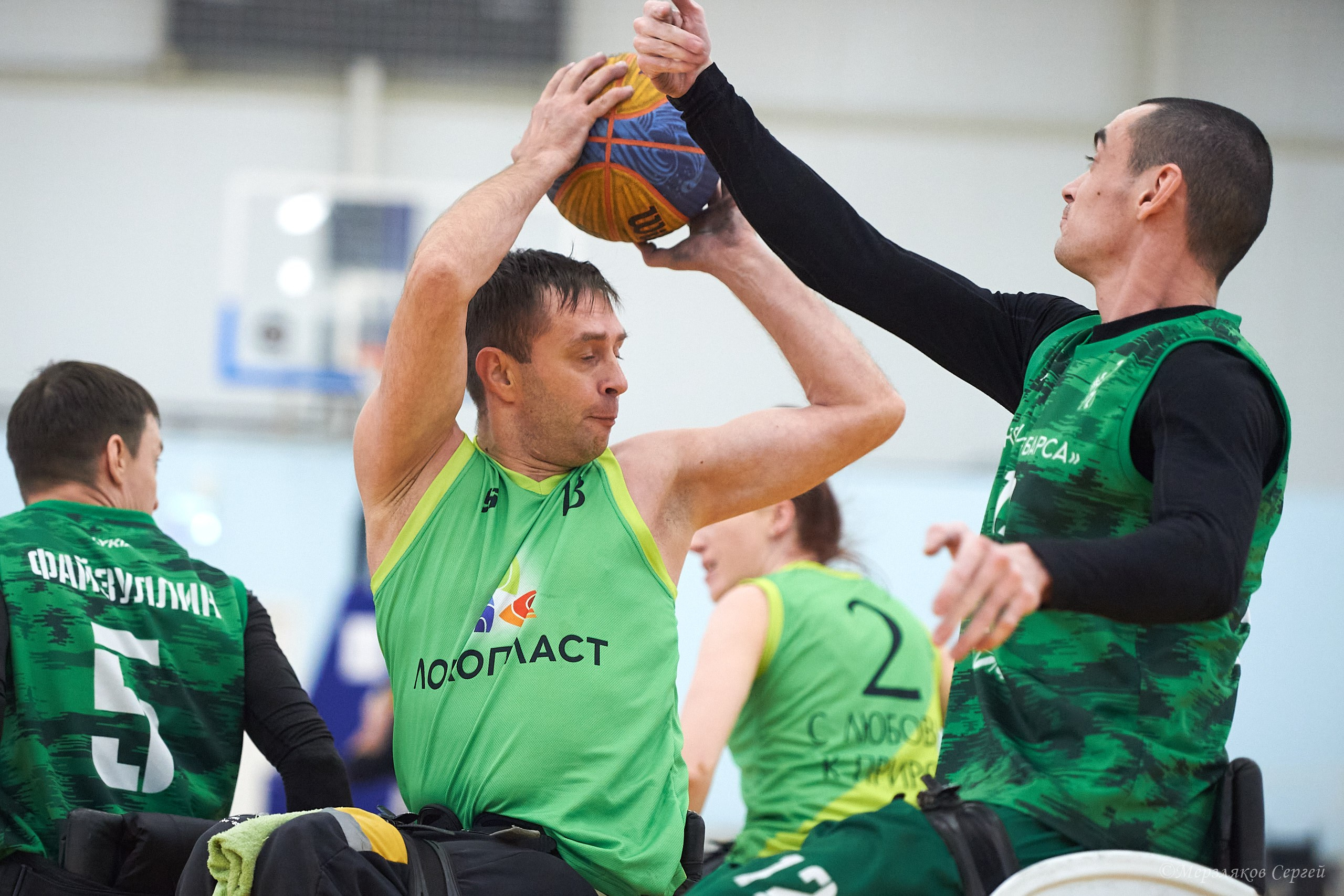 X традиционный Рождественский турнир по баскетболу на колясках. Ижевск. Спортивный репортажный фотограф в Ижевске Сергей Мерзляков