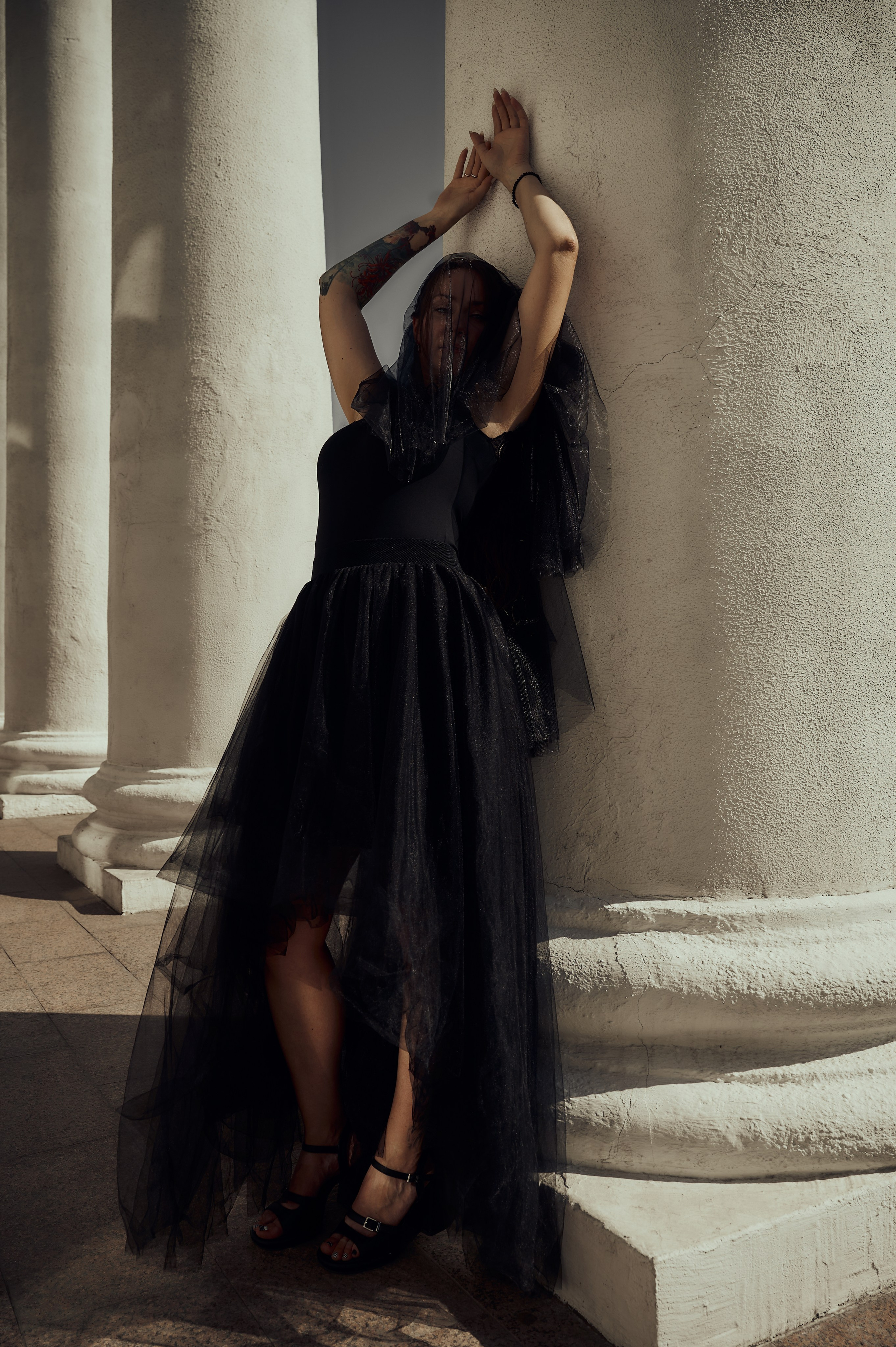 Свадебная фотосессия в Туле в черном. Свадебный фотограф в Туле Никита Беляев