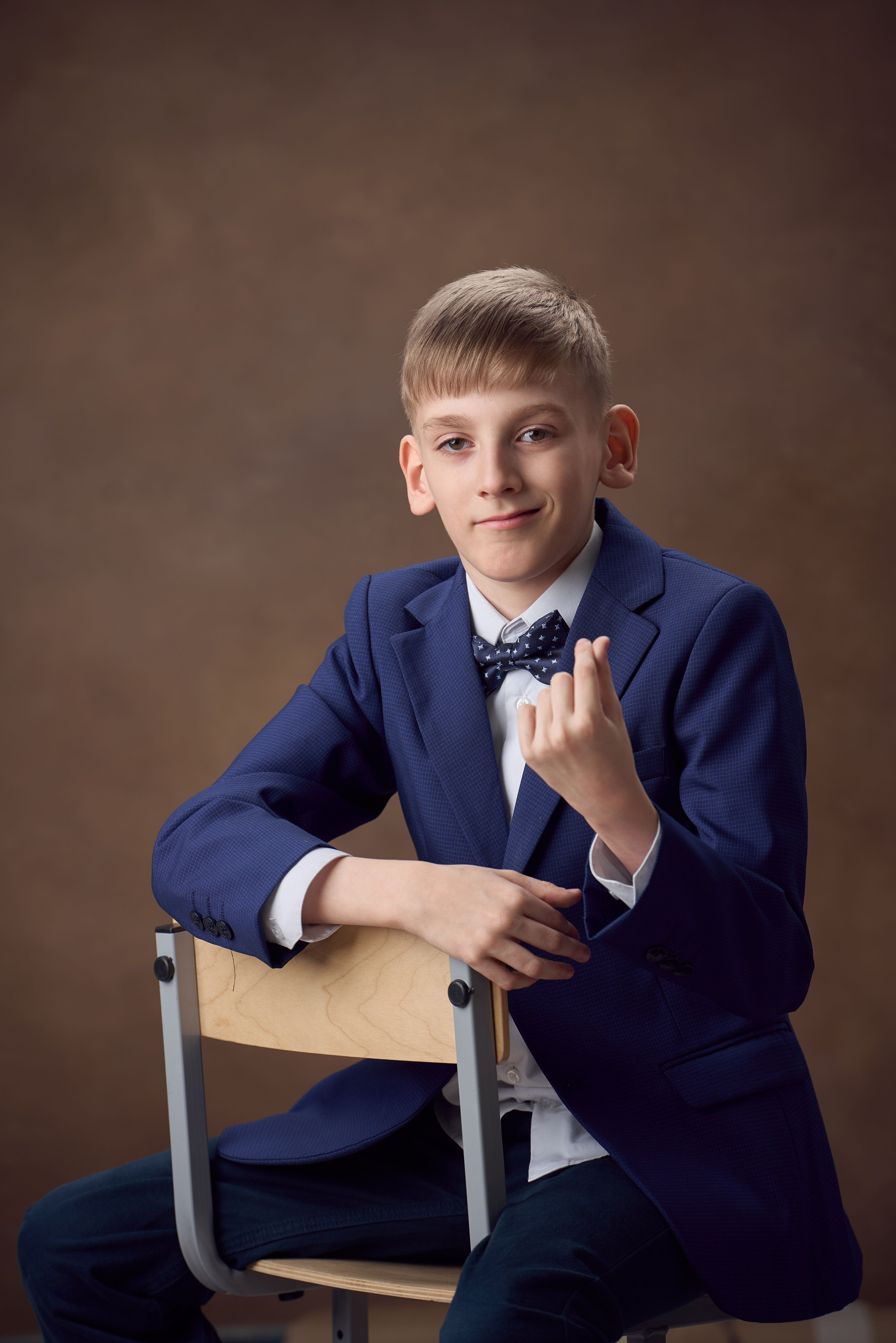 Общее фото в 3 классе, виньетка и портретная фотосъёмка. Фотограф Евгений Опарин
