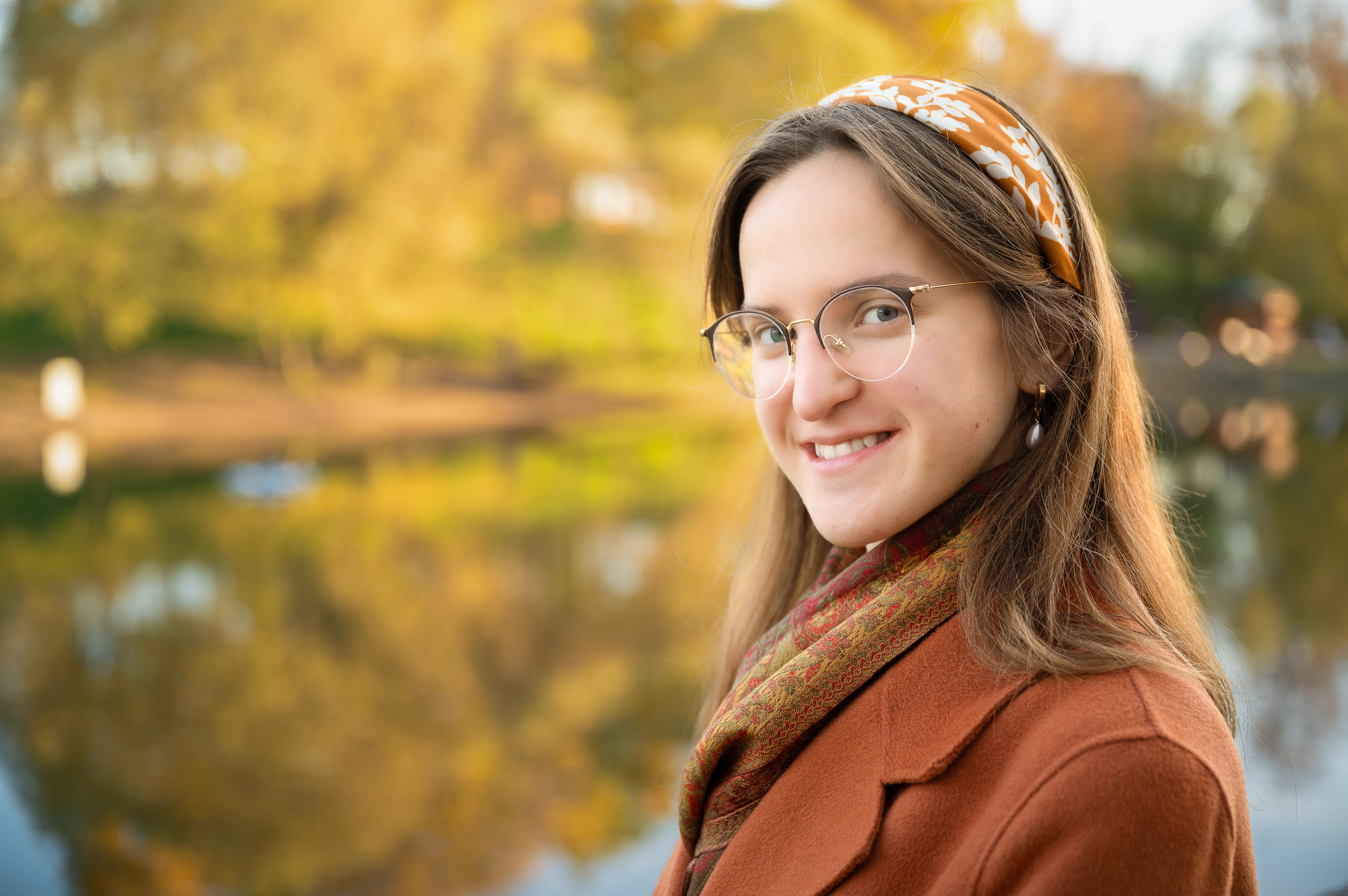 СЪЁМКА АННЫ В ОСЕННЕМ ПАРКЕ. Портретный фотограф в Москве Евгений Кемайкин