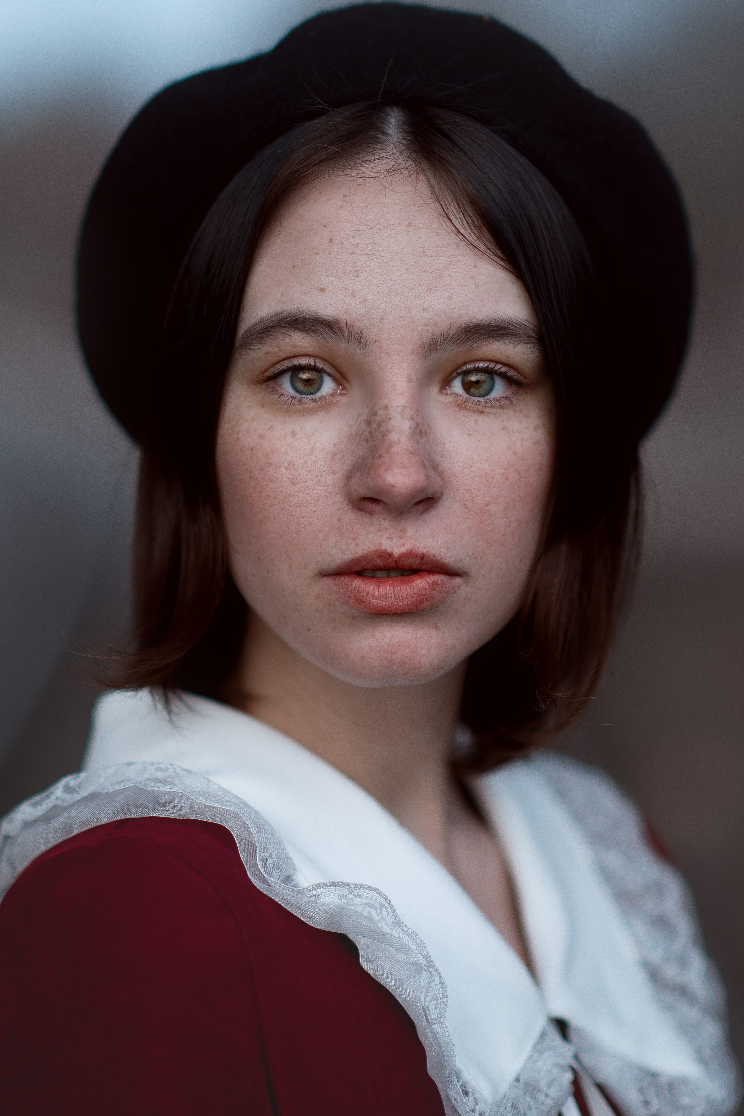 Крупноплановый портрет при естественном освещении