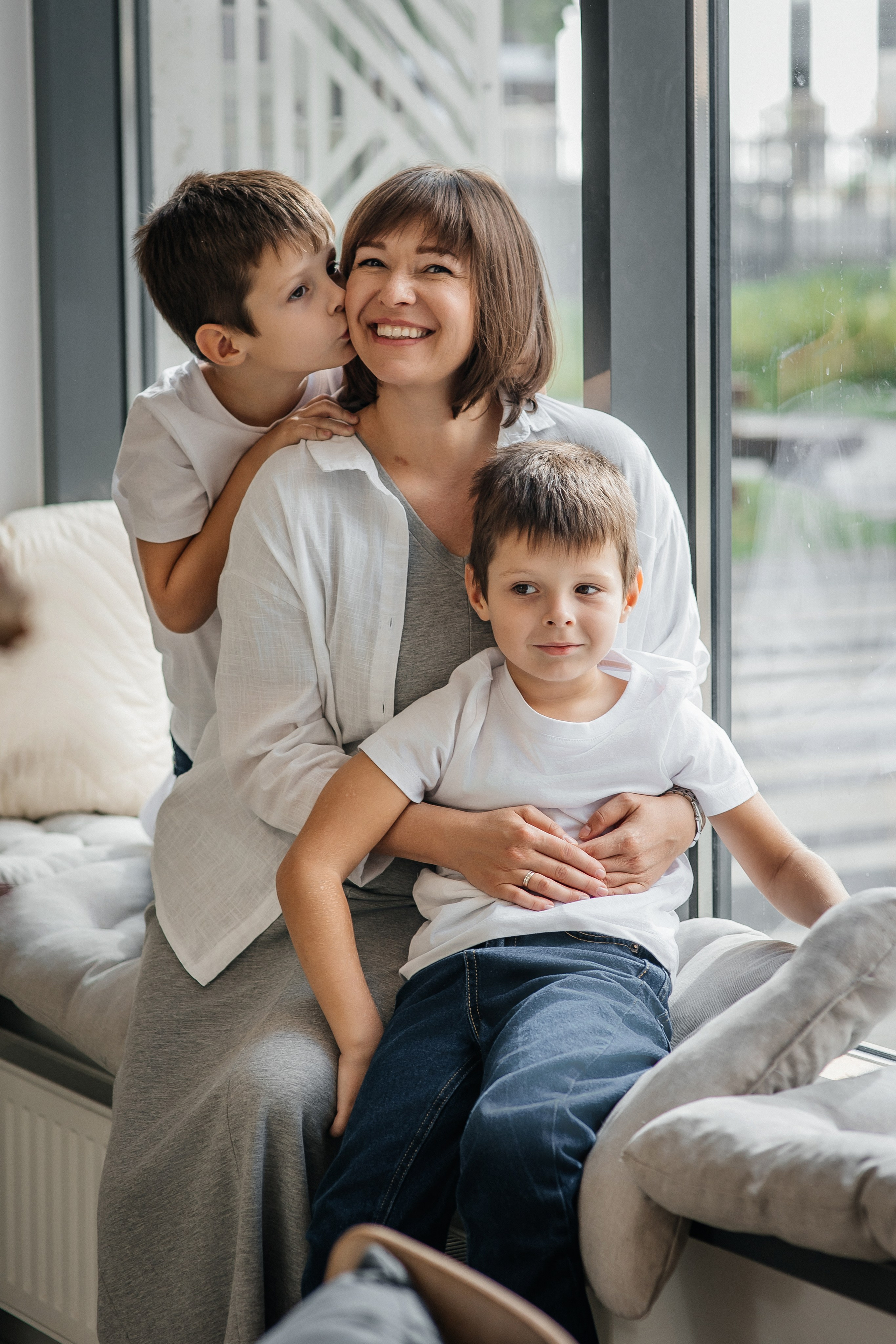 Большая и дружная семья, 3 поколения. Семейный фотограф в Москве Наталья Чуб, заказать Фотокнигу