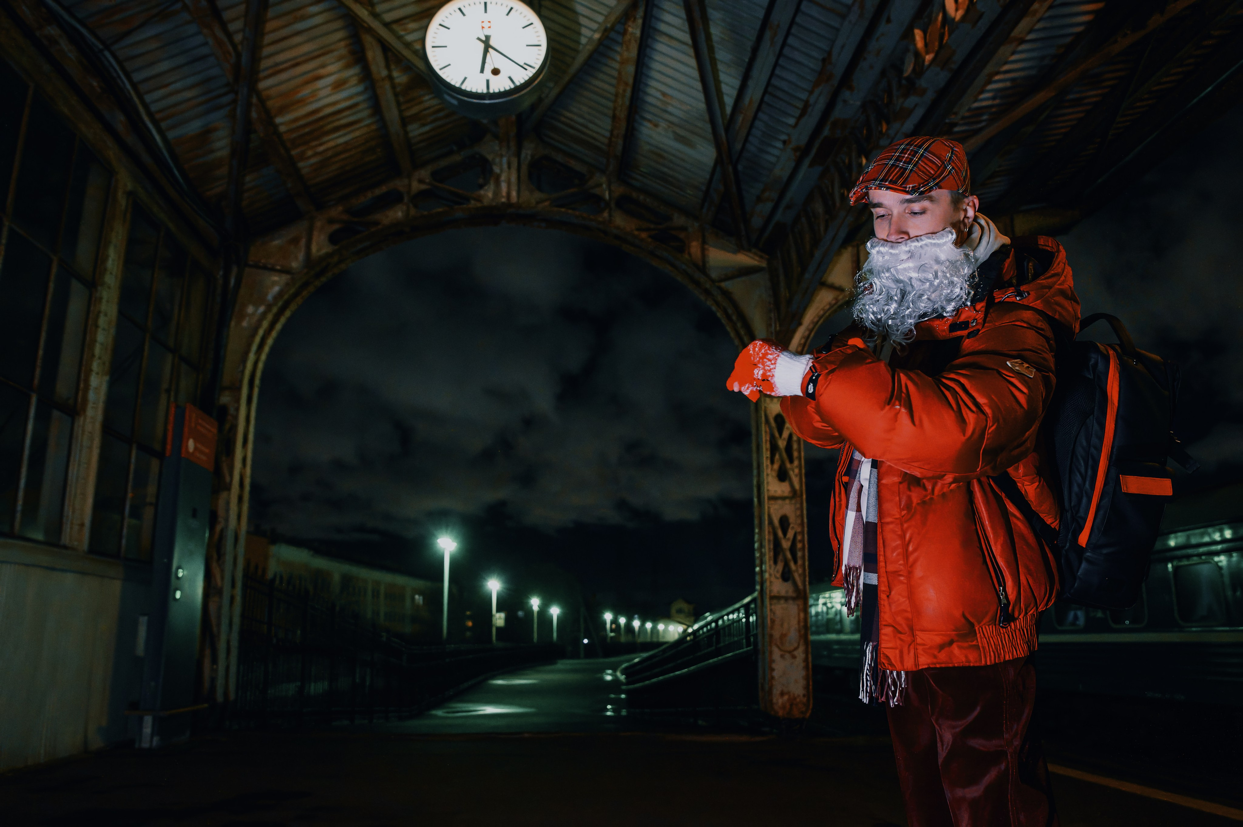 Дед Мороз на стиле. Профессиональный фотограф в Санкт-Петербурге