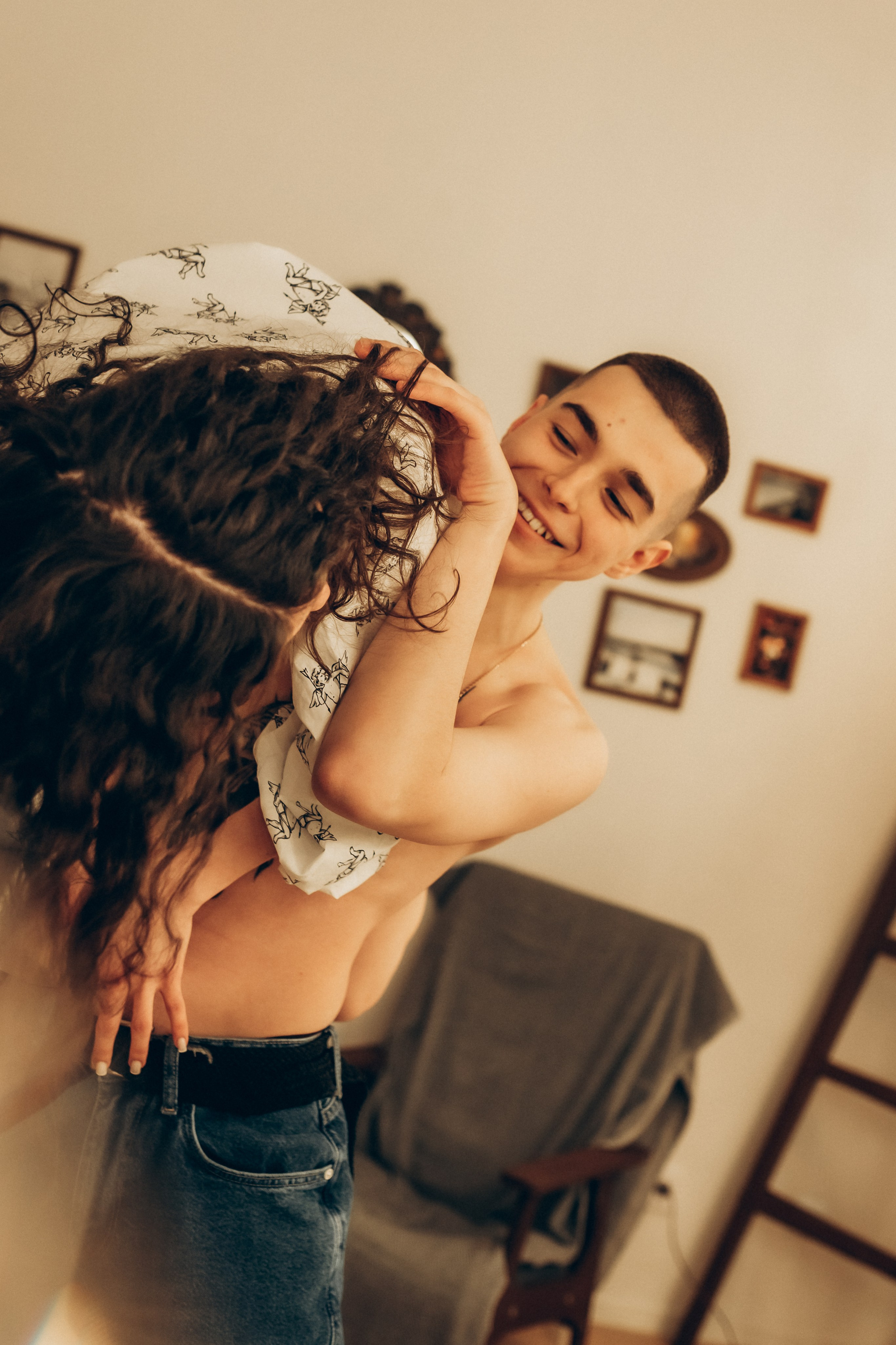 LoveStory Никита и Лиза в студии. Фотограф Санкт-Петербург Князева Елизавета