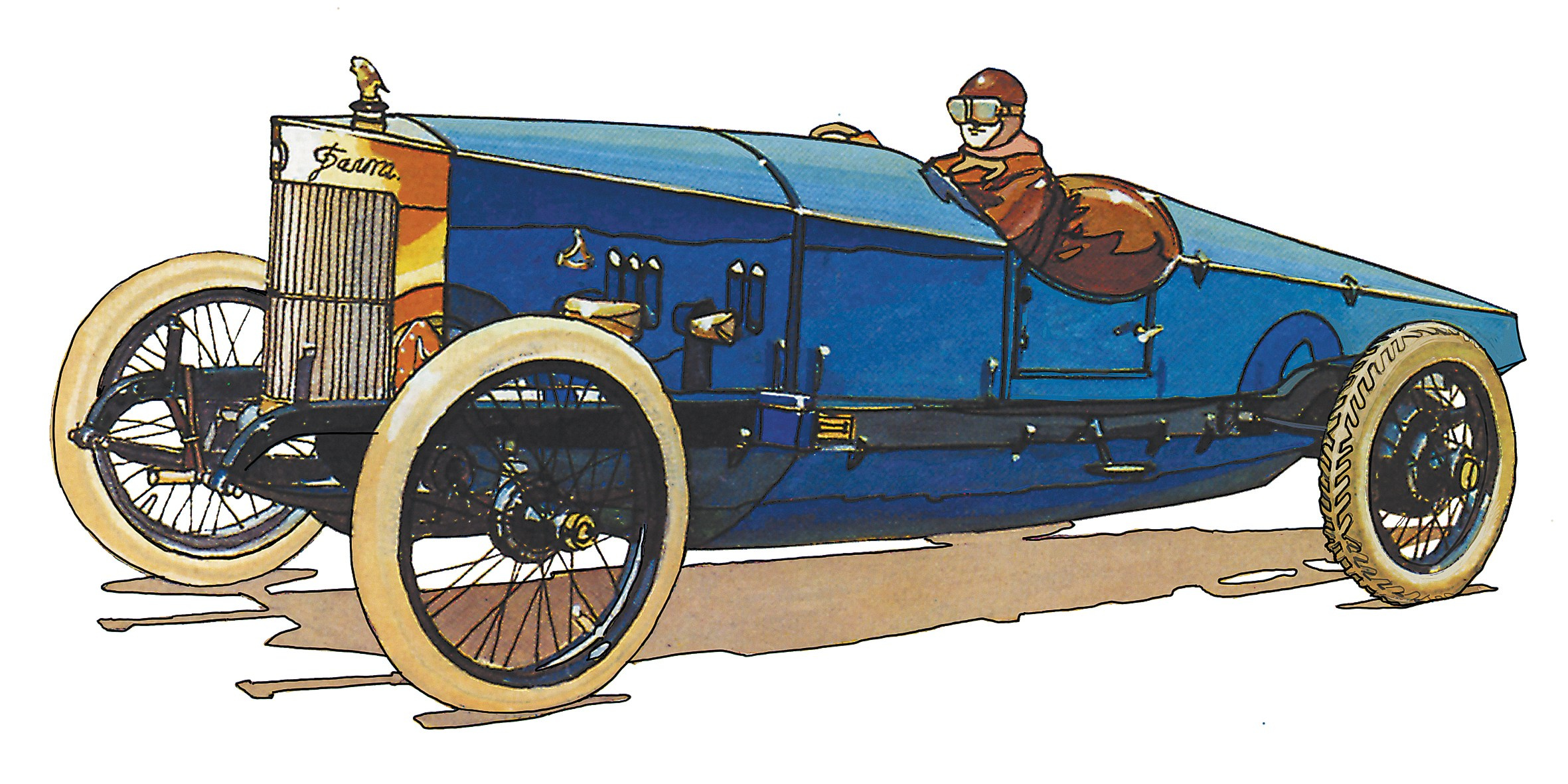 Серия рисунков для журнала «За рулем». Главная