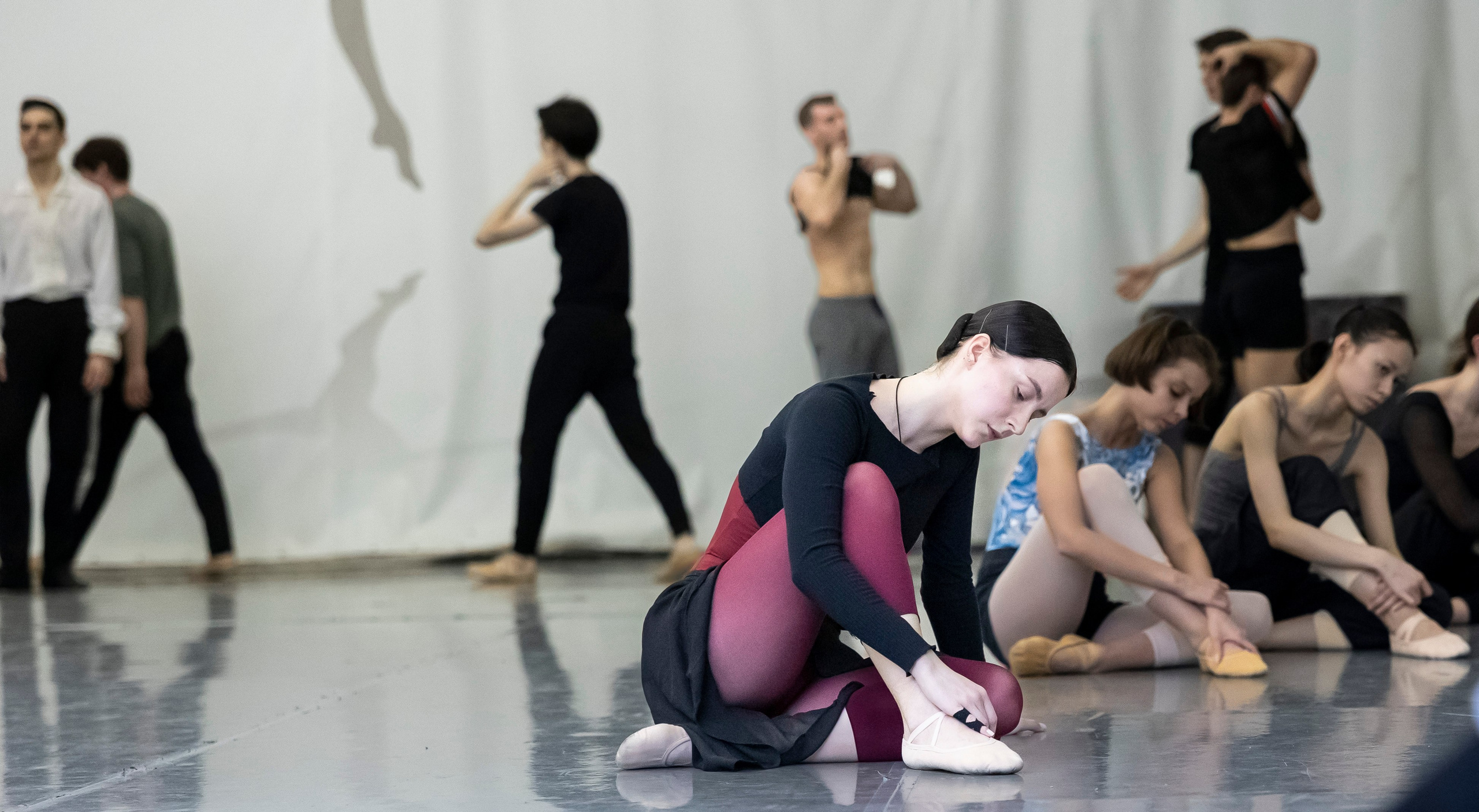 Репетиция балета «Пушкин. Сны после жизни» — театр Касаткиной и Василёва. Балетный фотограф Москва Майоров Николай