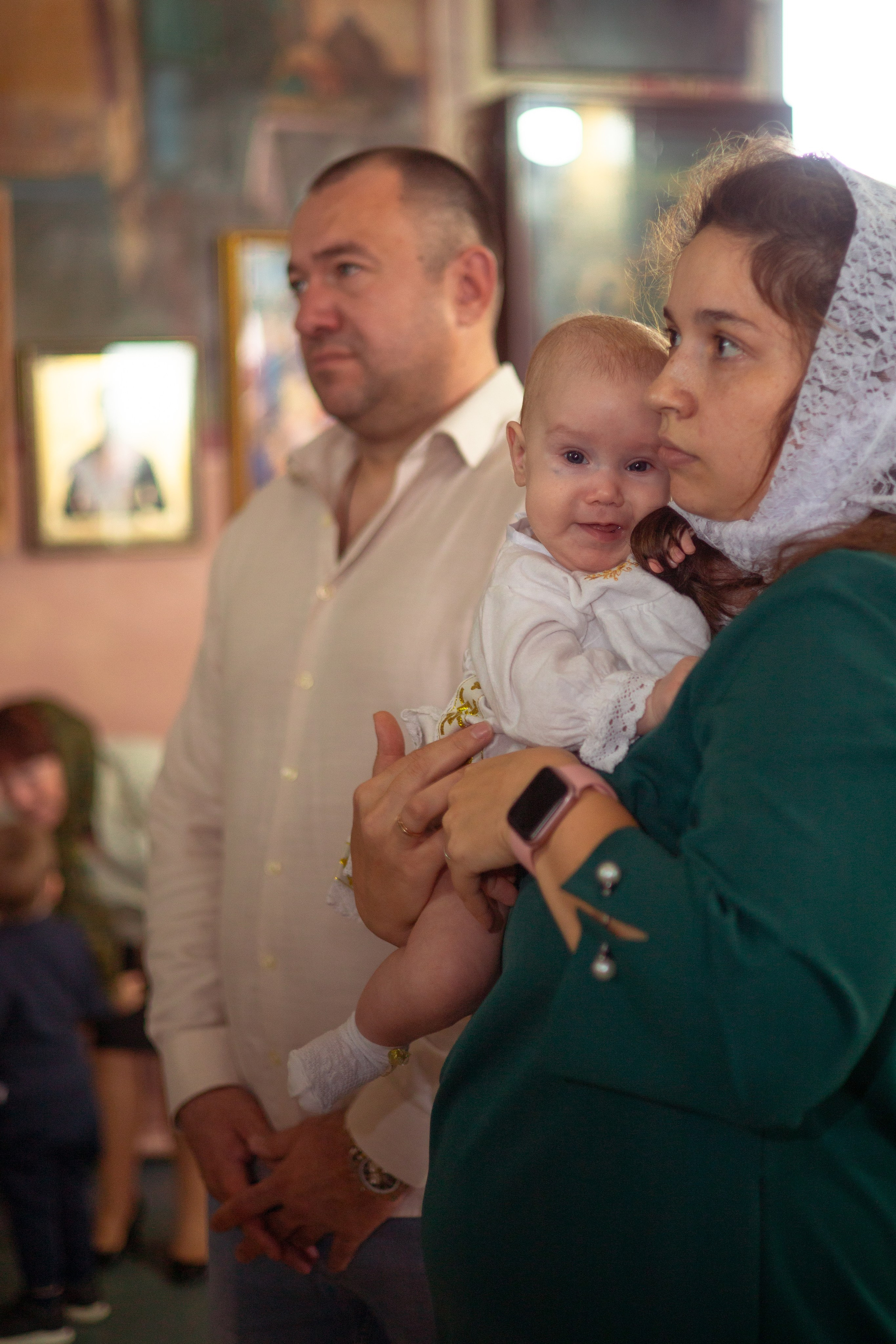 Таинство крещения Дарьи. Семейный и детский фотограф в Михайловке Татьяна Лестьева