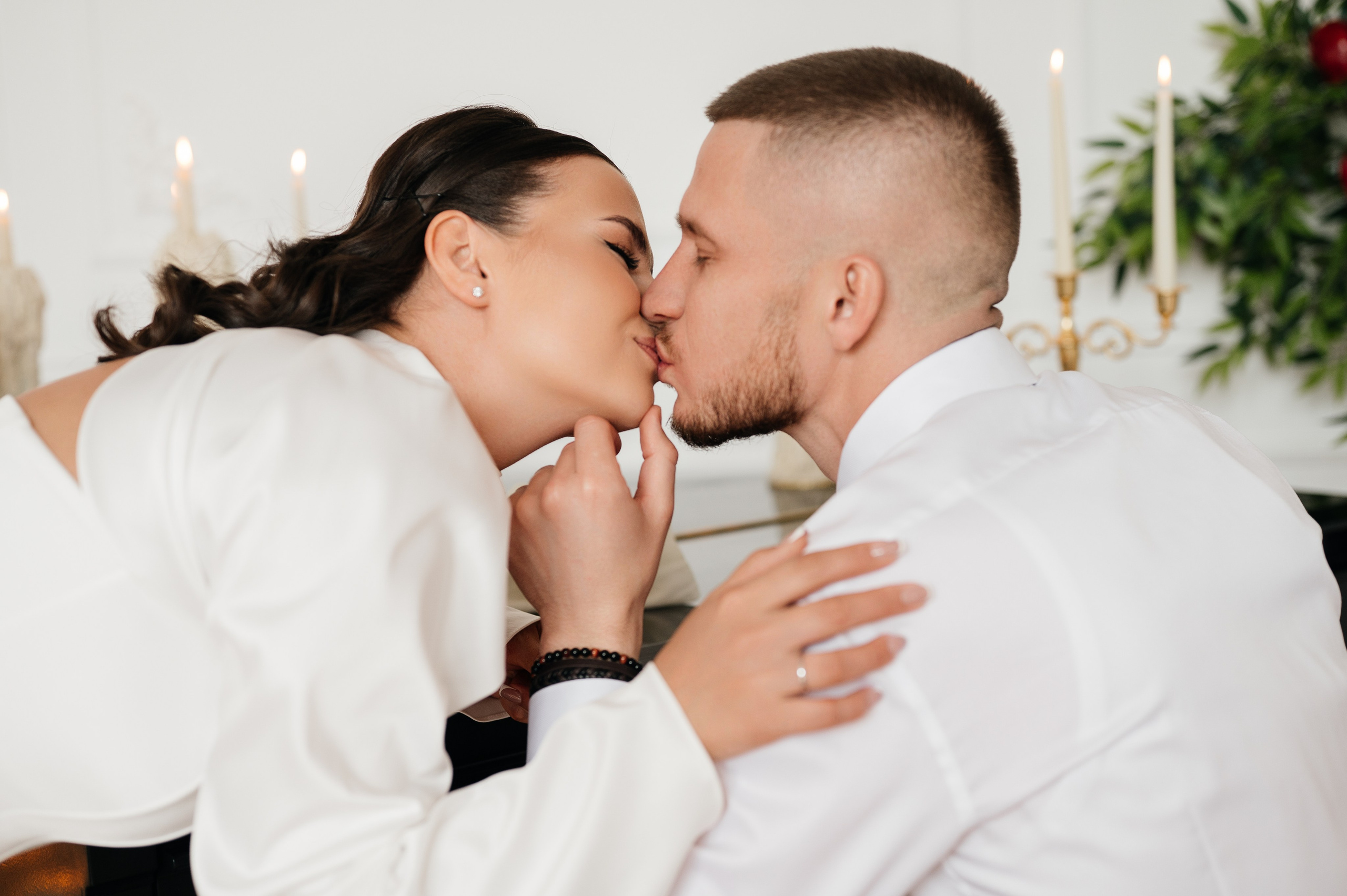 Свадебная фотосессия в студии. Свадебный и семейный фотограф в Краснодаре Алина Мельник