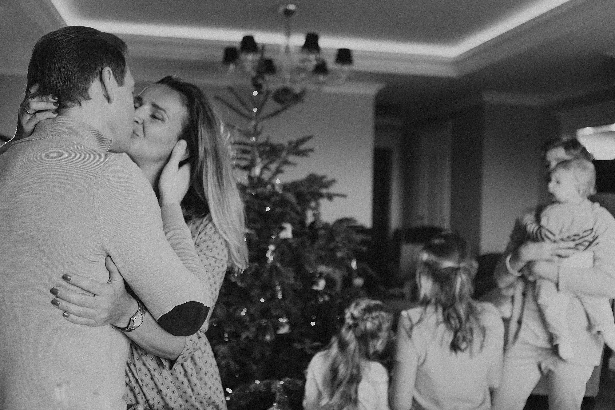 Новогодняя фотосессия дома. Семейный фотограф Маша Тимофеева | Москва