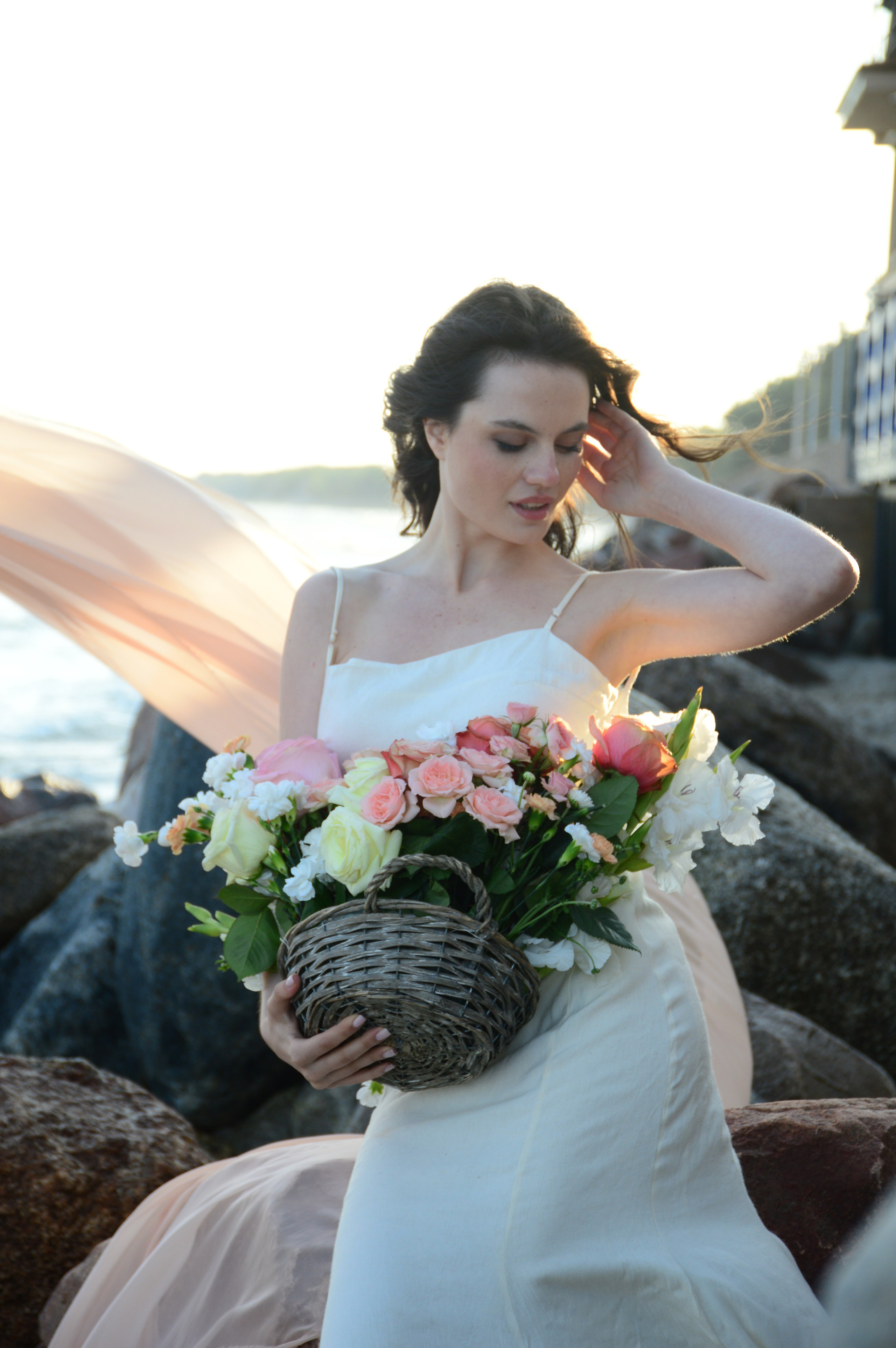 Индивидуальная съемка на берегу моря. Фотограф Зеленоградск