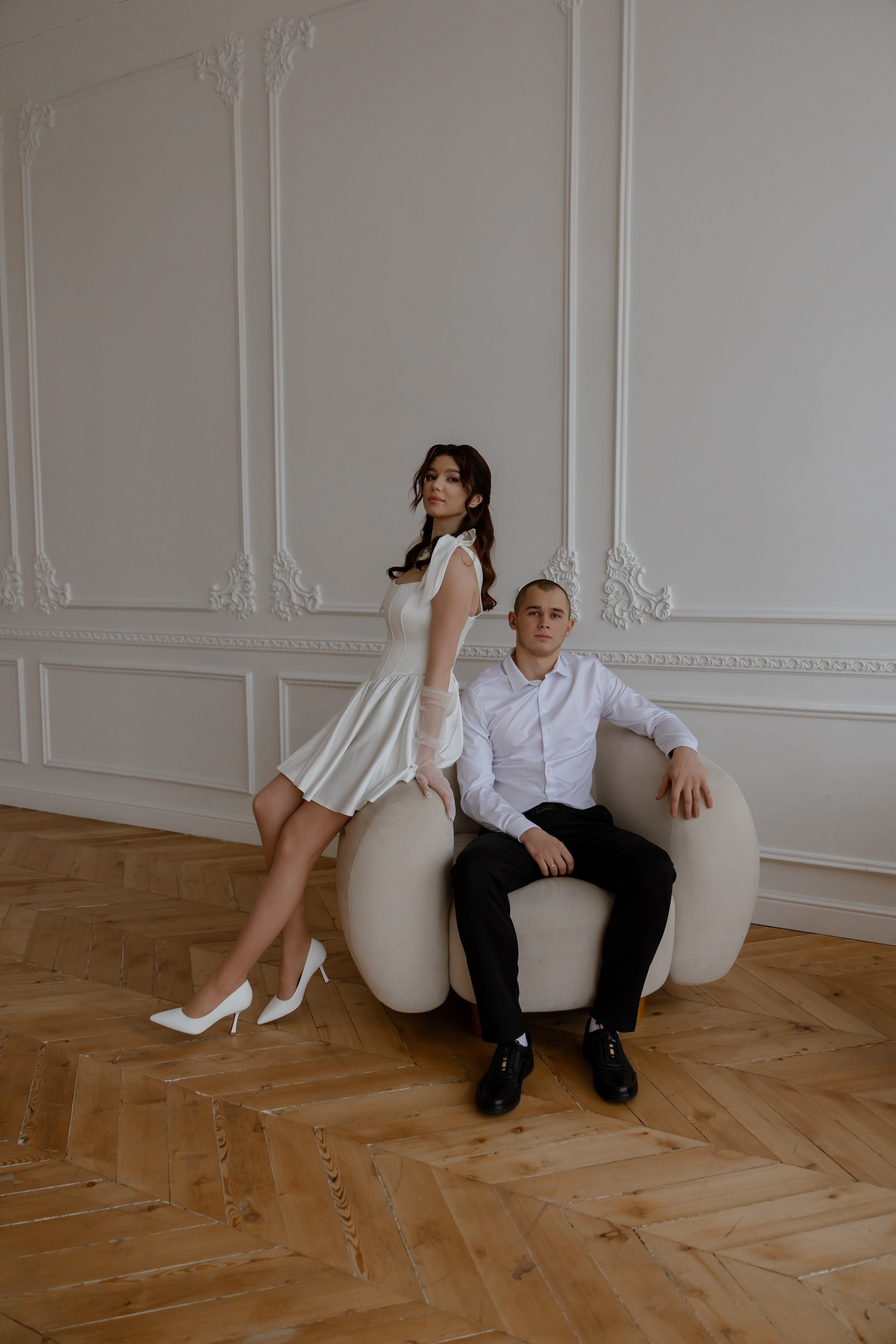 Свадебная фотосессия в студии. Фотограф в Новосибирске Екатерина Васильева