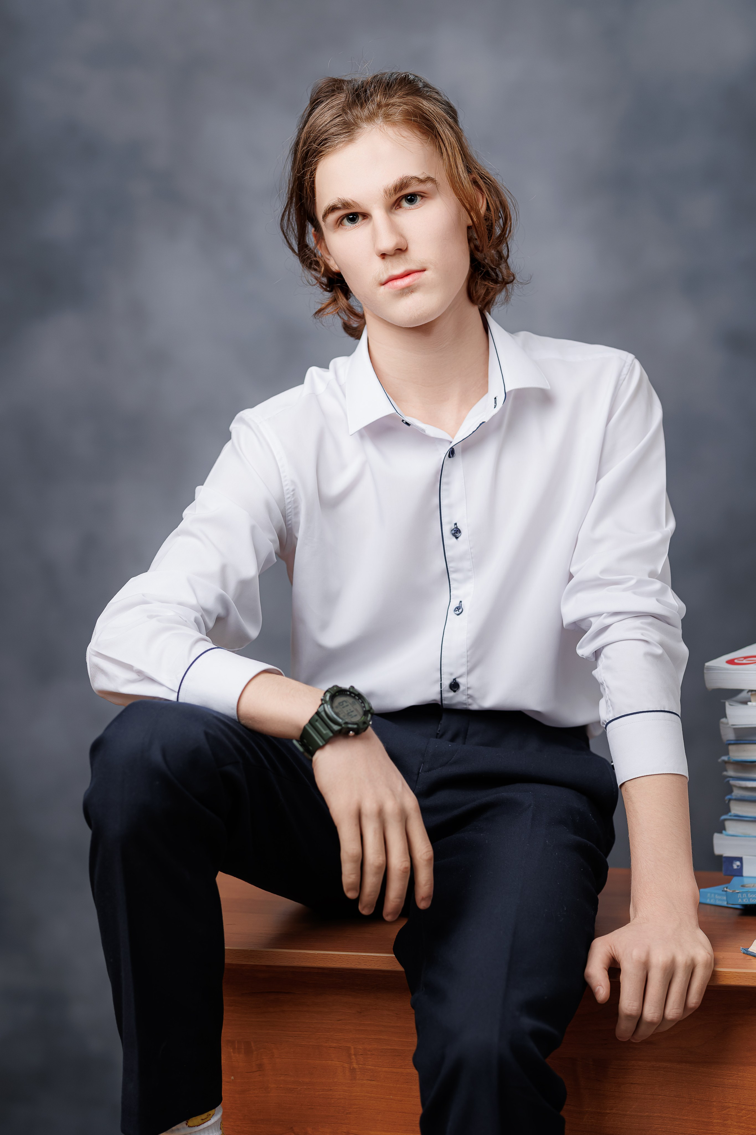 Портреты на однотонном фоне. Семейный и детский фотограф Комина Елена, Власиха, Одинцово