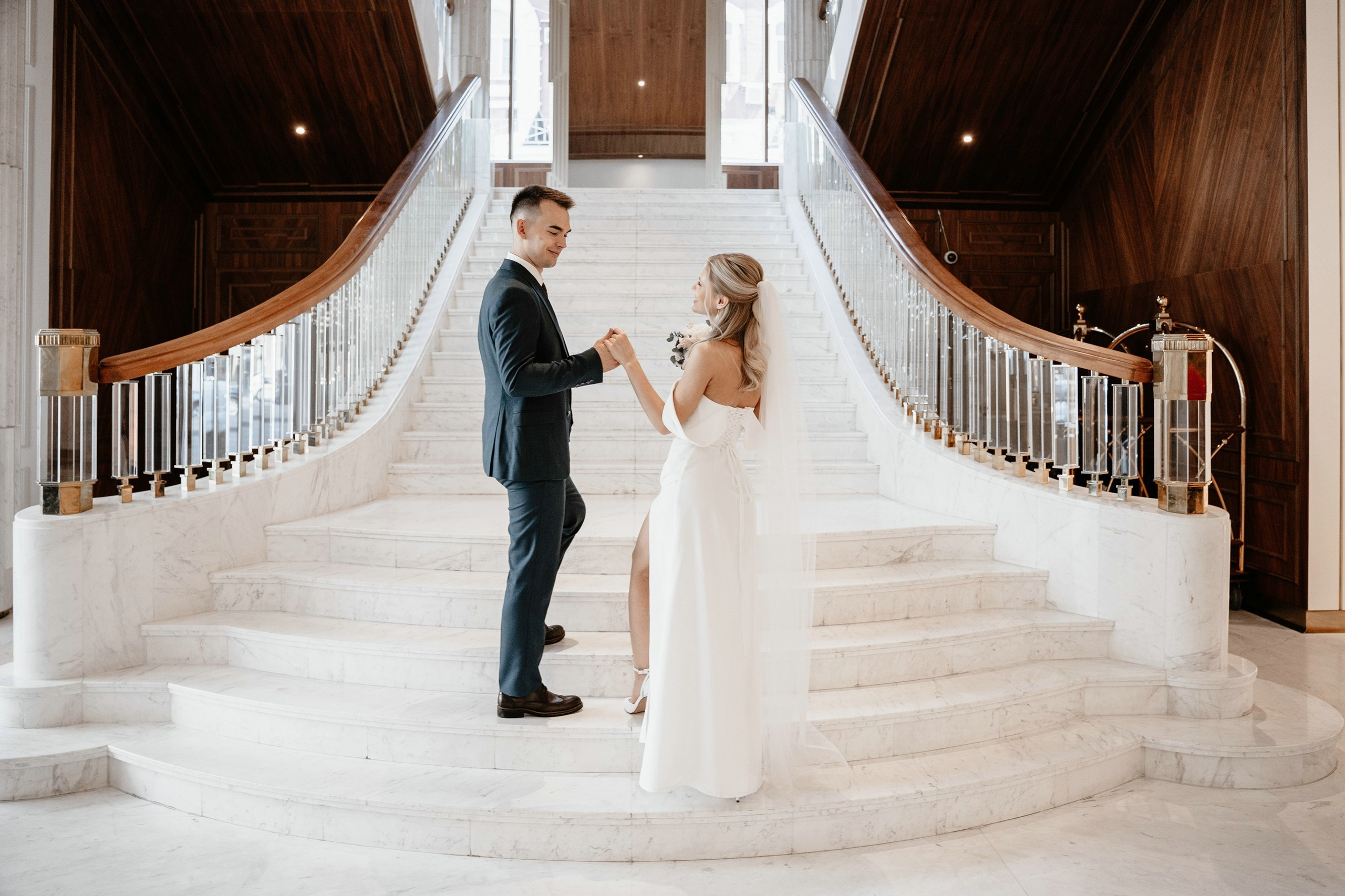 Свадебная фотосессия в Марриотт Империал Плаза Москва