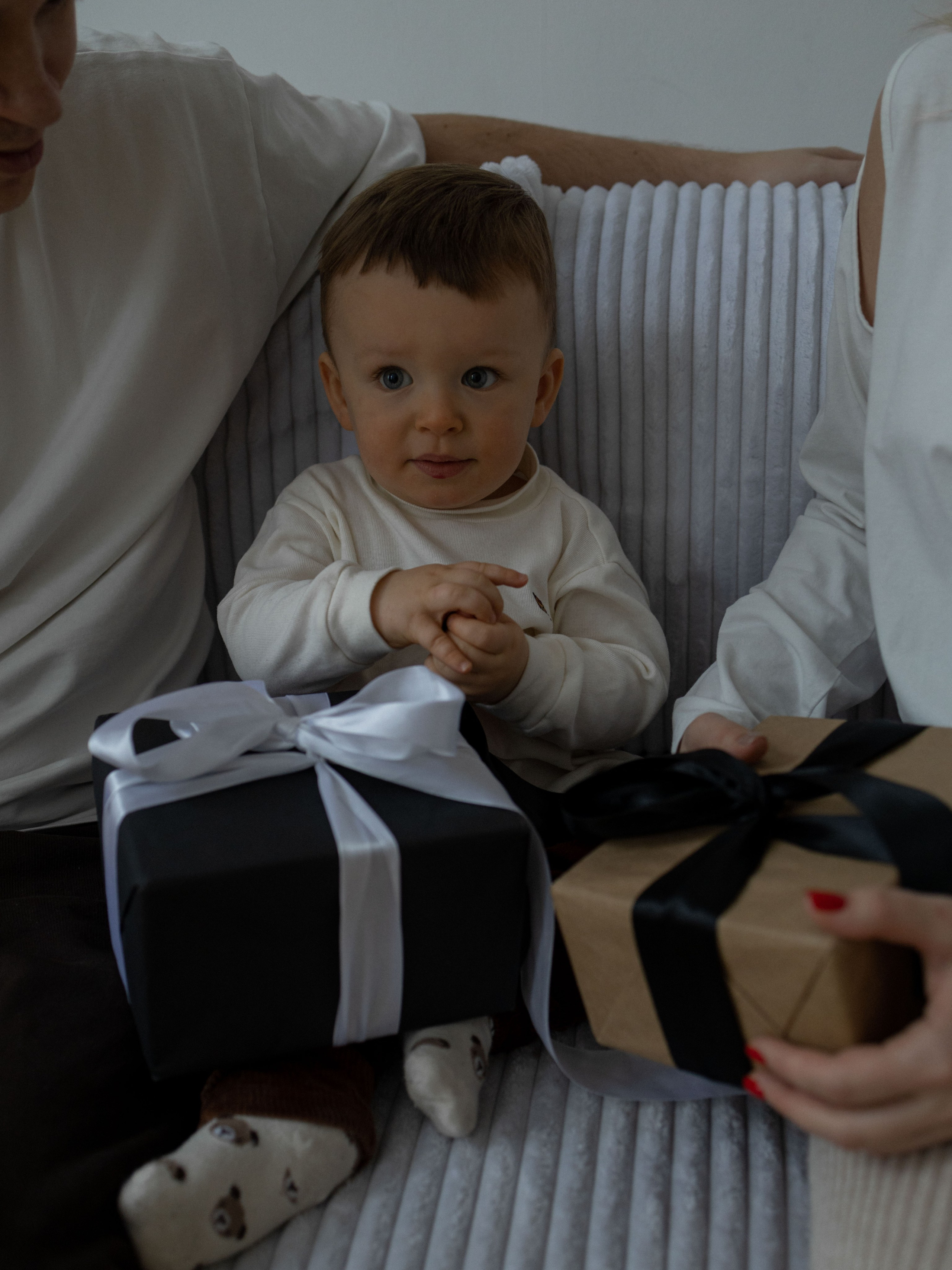 Новый год. Максим, Даша и Мирон. Фотограф Дарья Соколовская