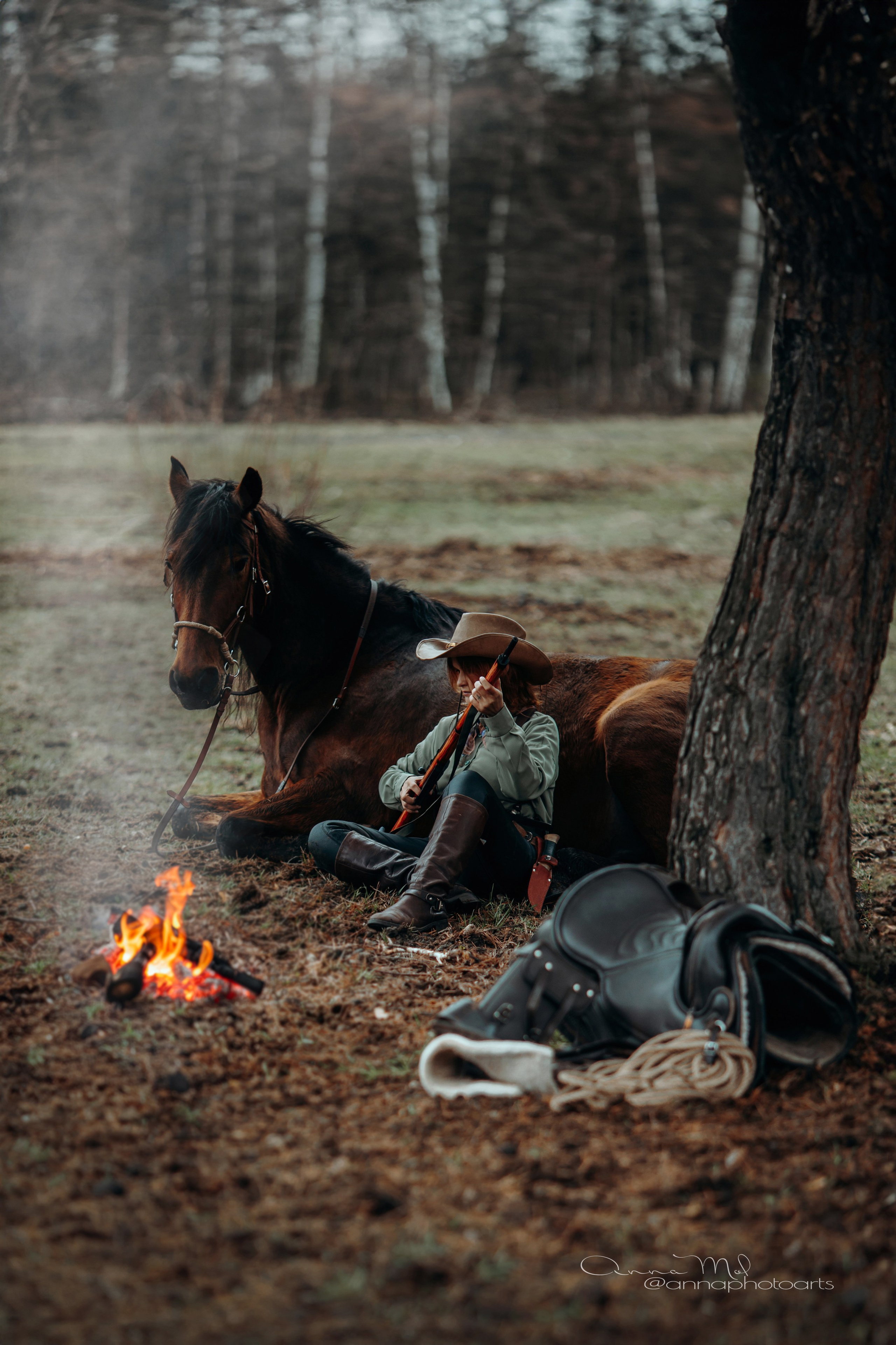 По мотивам любимой игры / РДР2. Анна Молчанова конный фотограф в Тюмени | фотосессии с лошадьми Тюмень