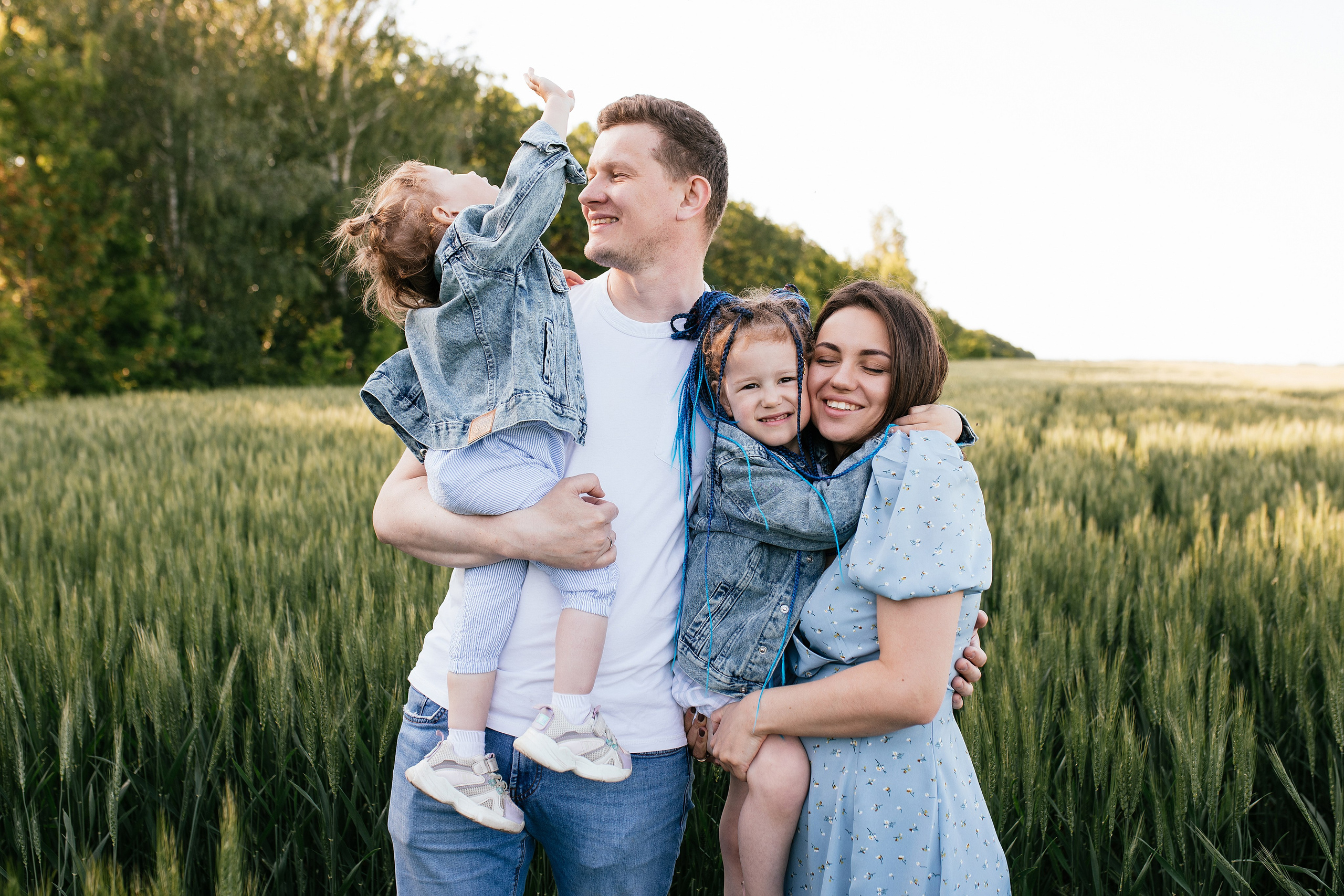 Вика, Коля, Лера и Ева. Свадебный, семейный фотограф в Рязани Лена Брант