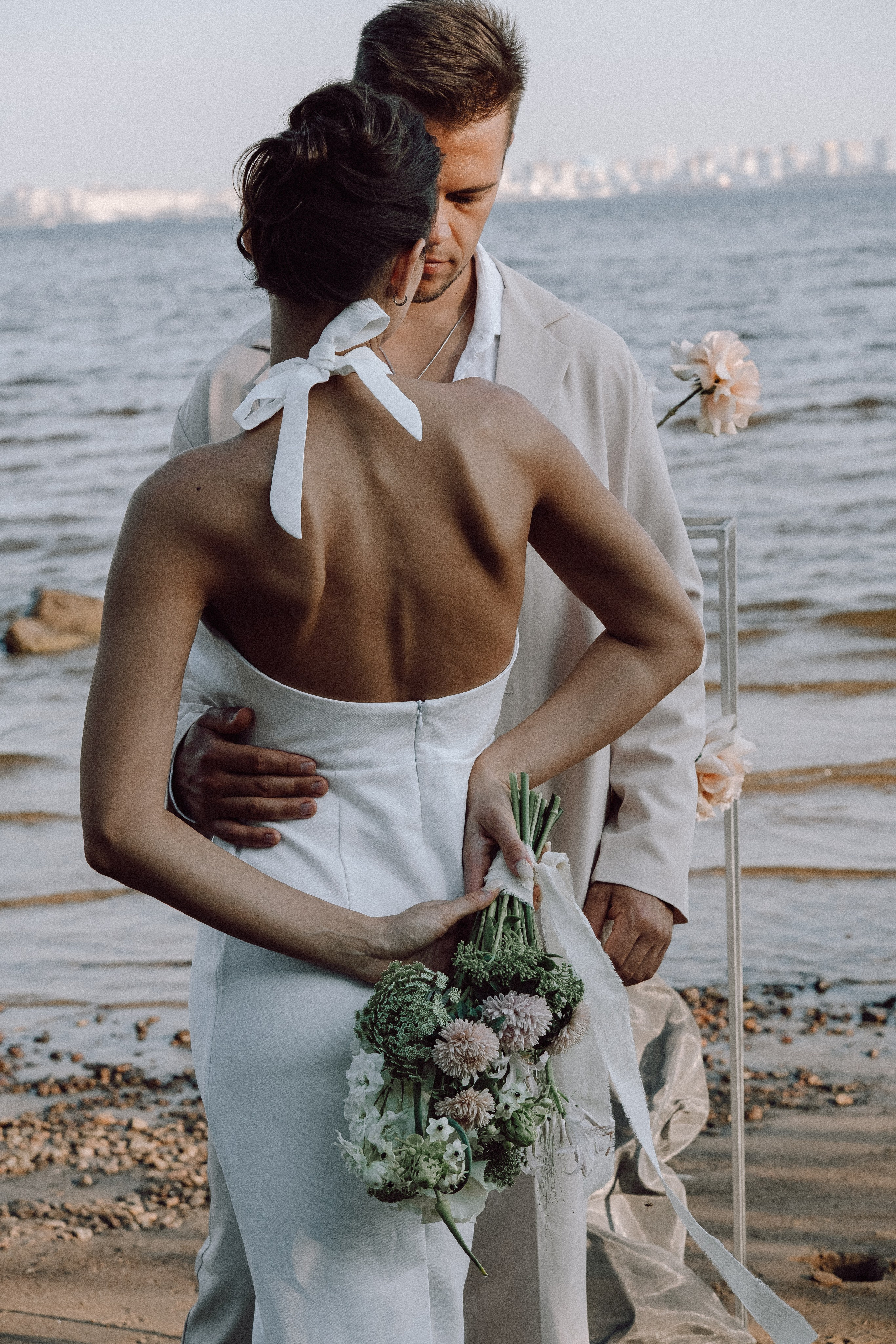 СВАДЕБНАЯ ФОТОСЕССИЯ ВЫЕЗДНОЙ ЦЕРЕМОНИИ (ФИНСКИЙ ЗАЛИВ). Профессиональный фотограф, Санкт-Петербург — Виктория Богомолова