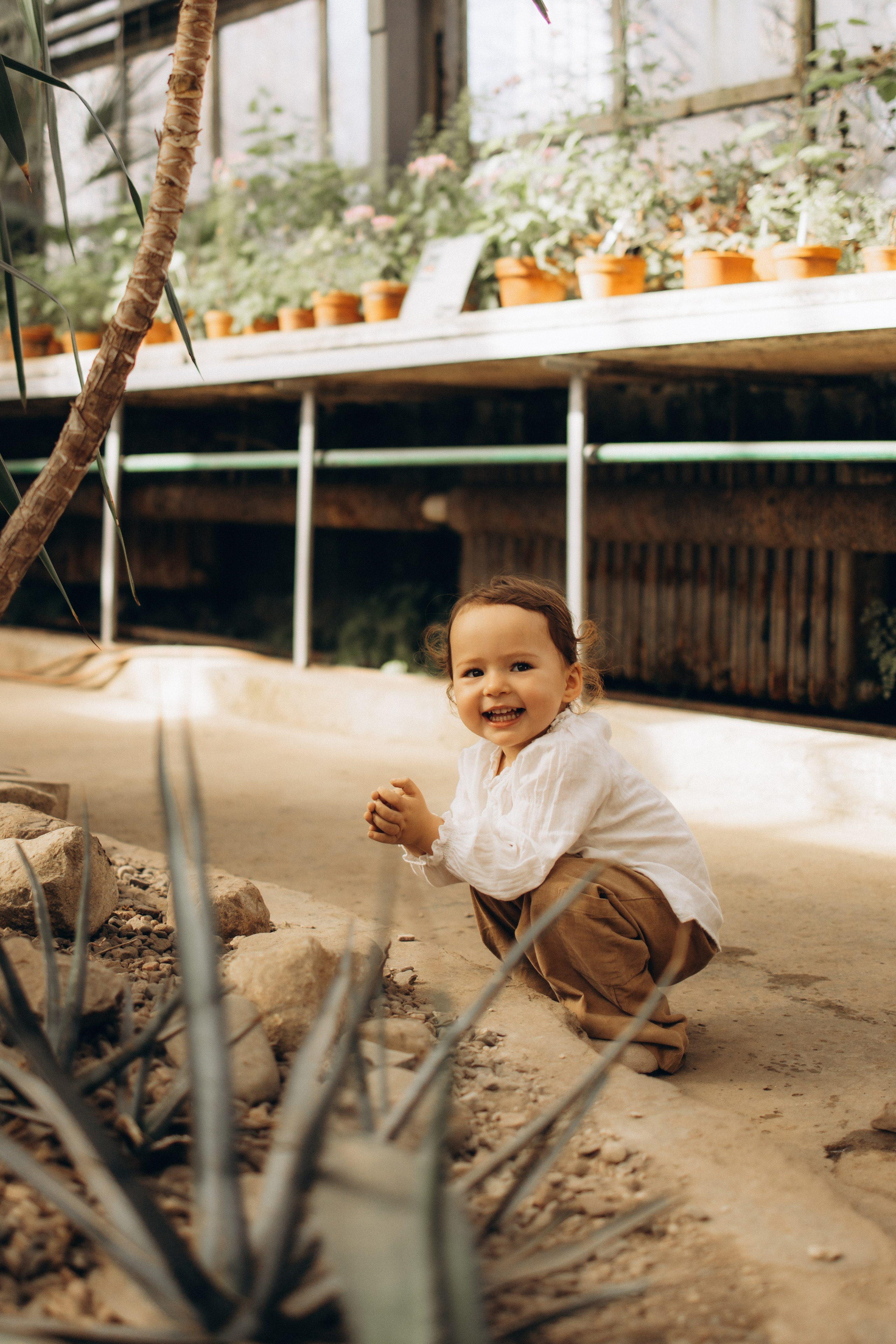 Прогулка по оранжерее. Семейный фотограф в Москве Ксения Аганина
