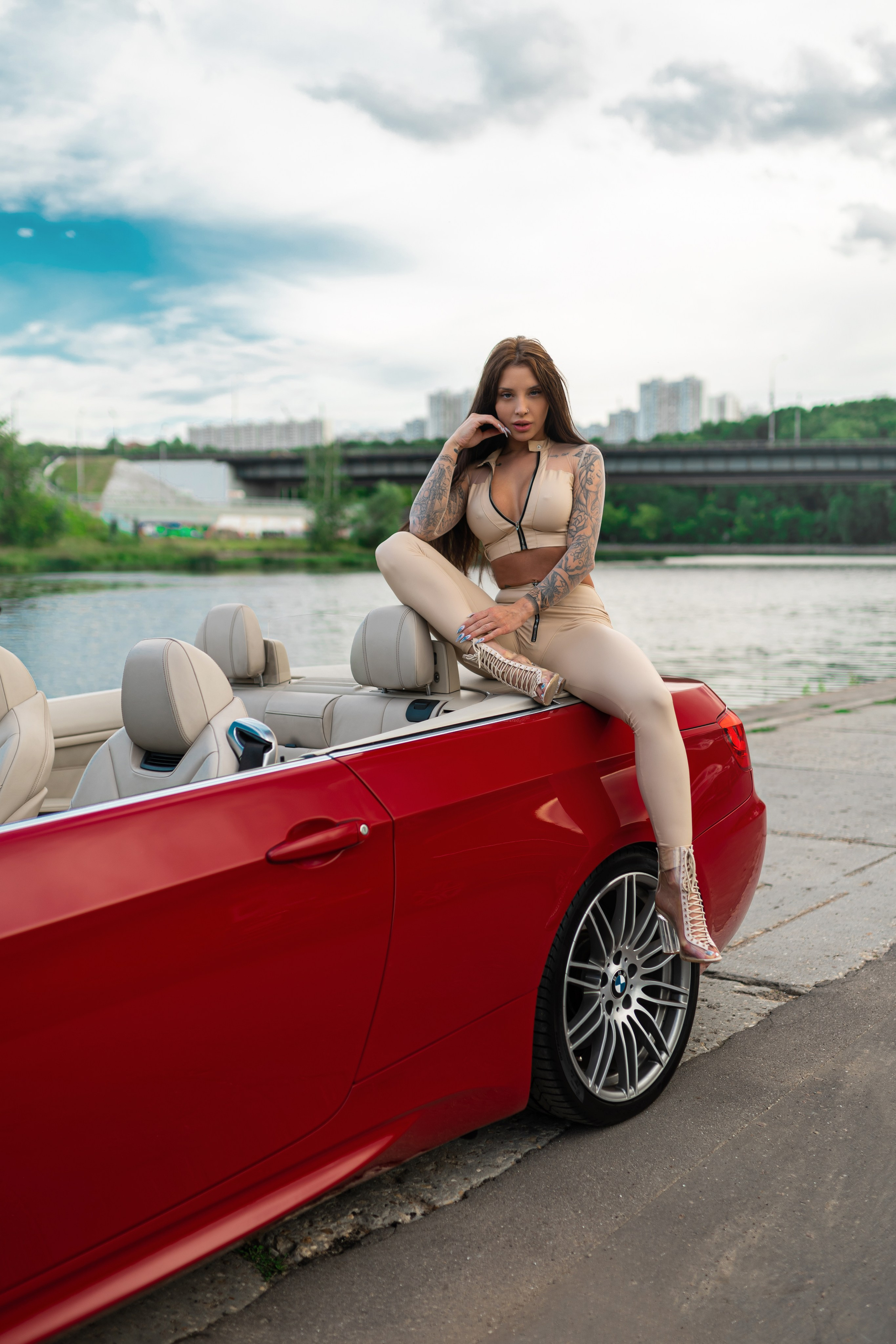 Julia x BMW. Автомобильный фотограф в Москве | Базилев Александр