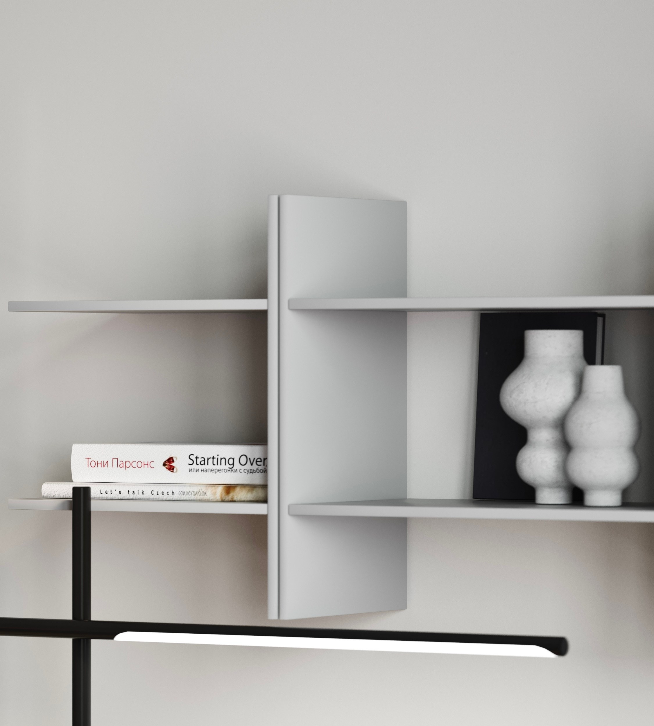 Light minimalistic interior 1. Cg artist Shchapov Dmitry